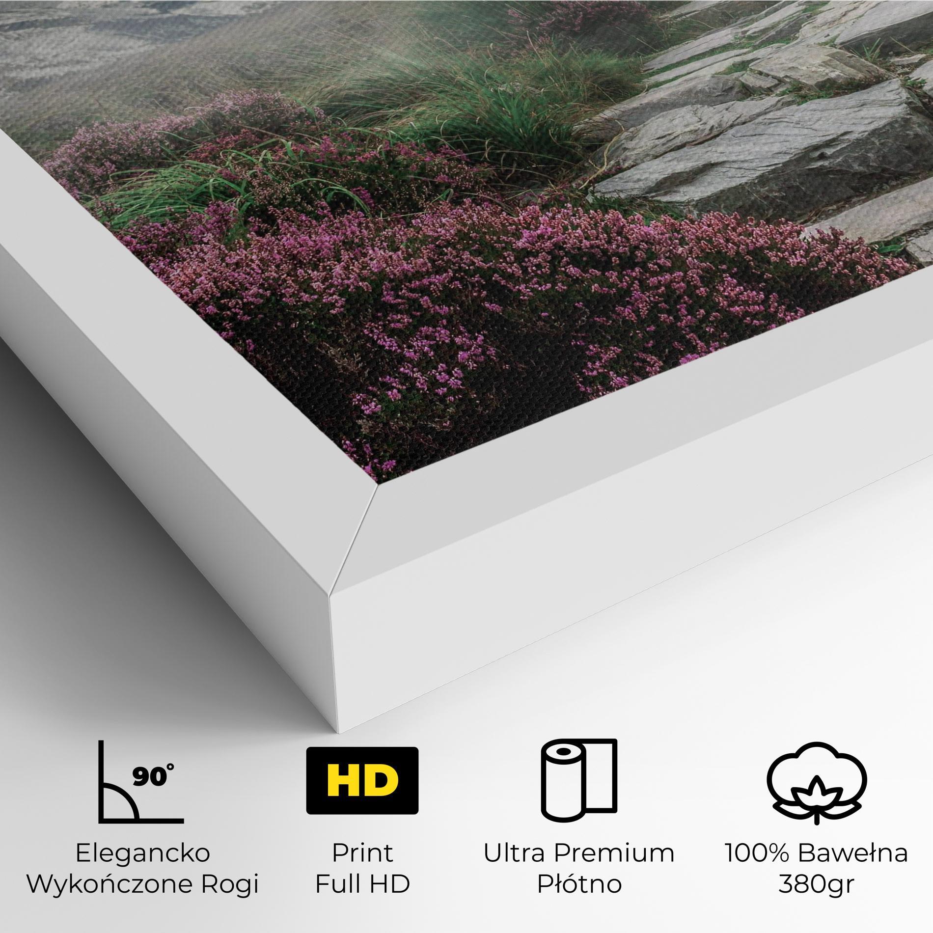 Obraz na Płótnie Mountain Spring View mockup 4