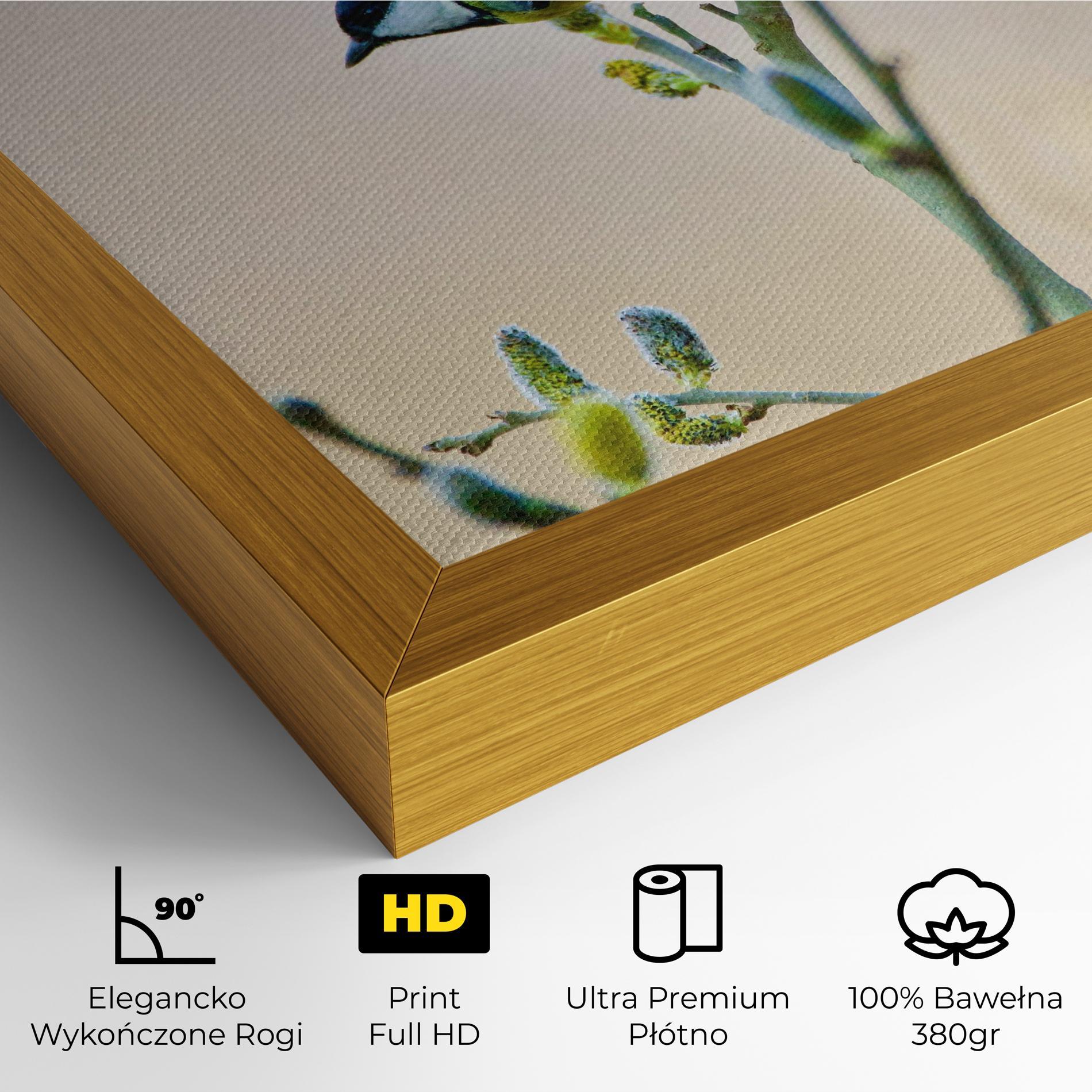 Obraz na Płótnie Beautiful Spring Bird mockup 4