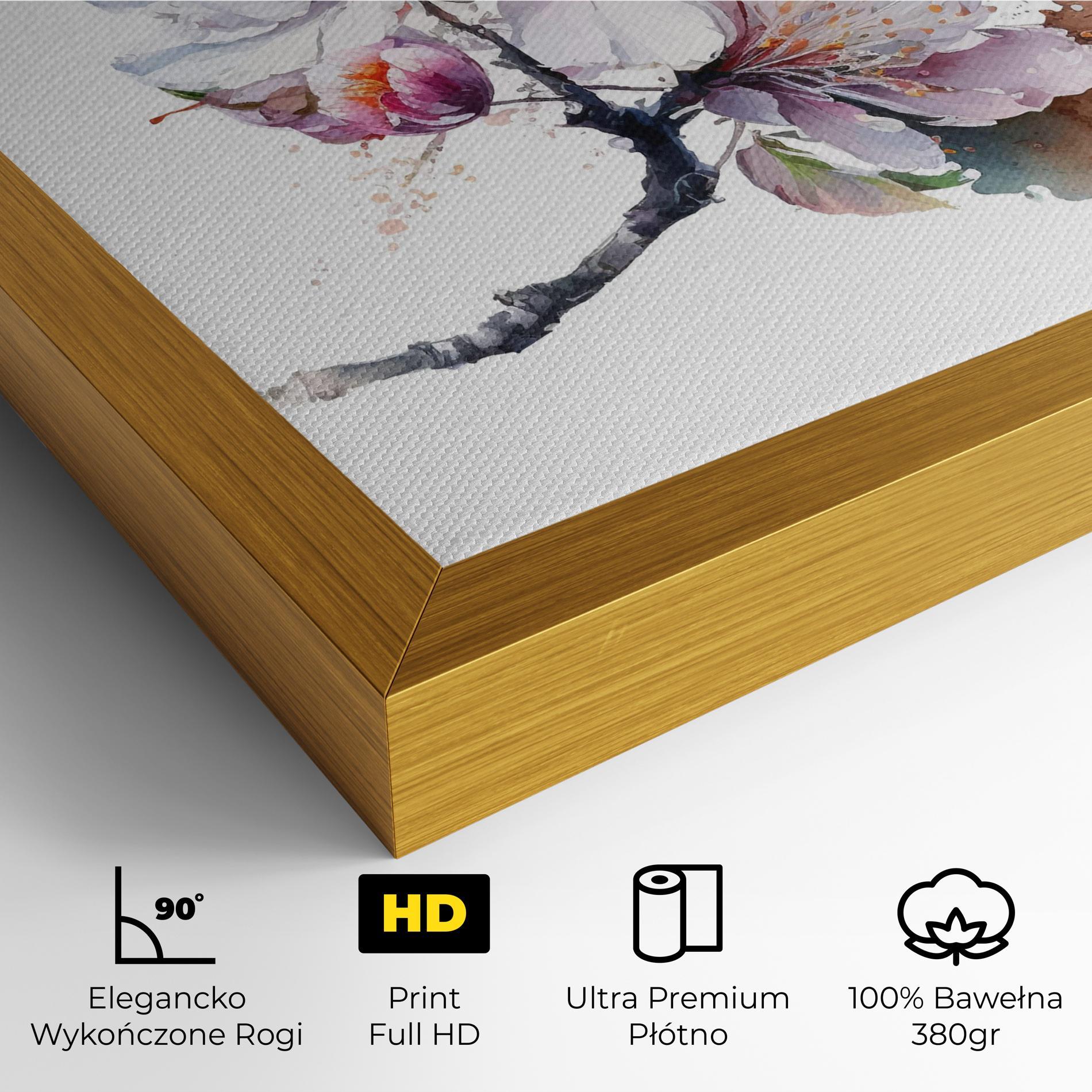 Obraz na Płótnie Cherry Spring Art mockup 4