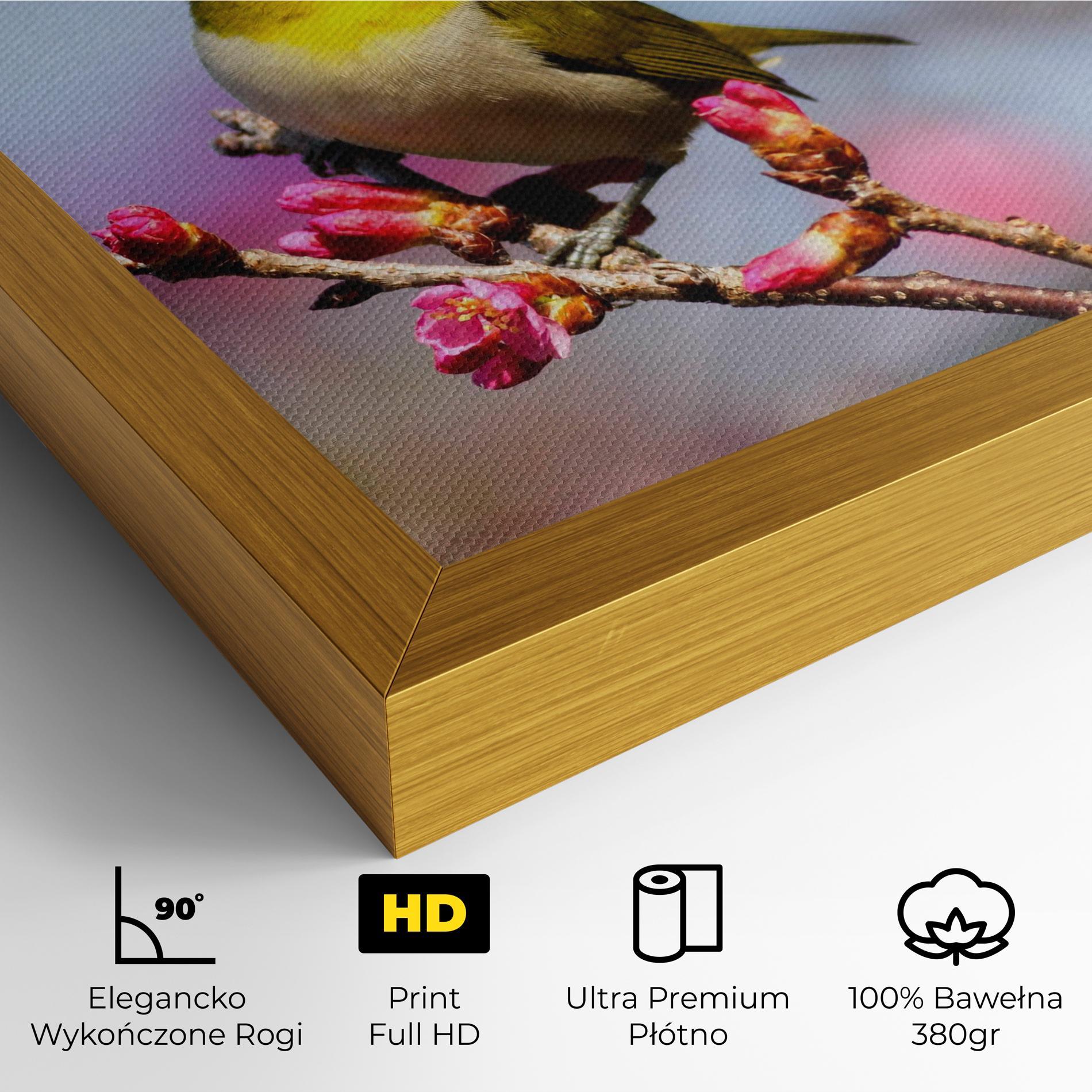 Obraz na Płótnie Cute Pink Flower Buds mockup 4