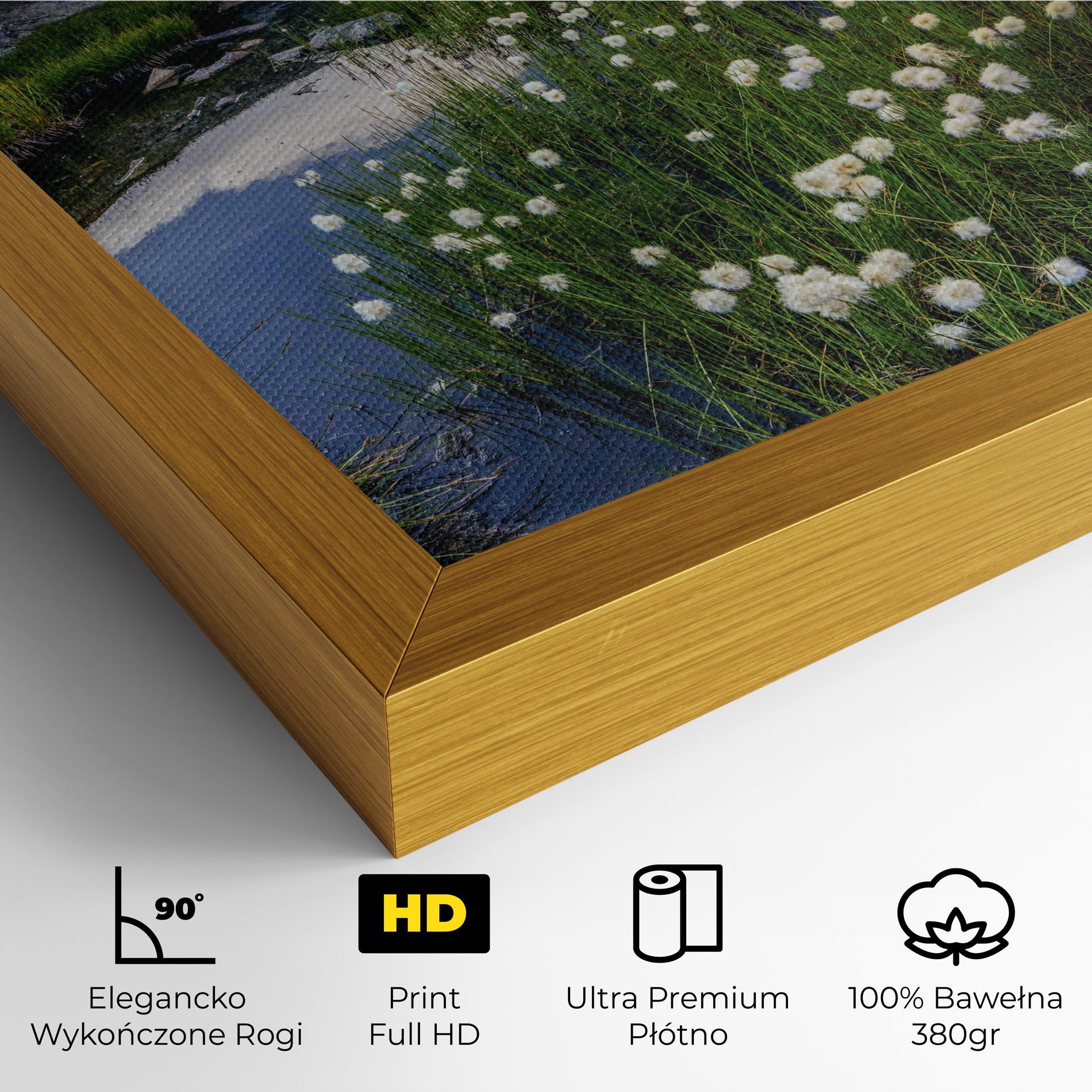 Obraz na Płótnie Lake Spring View mockup 4