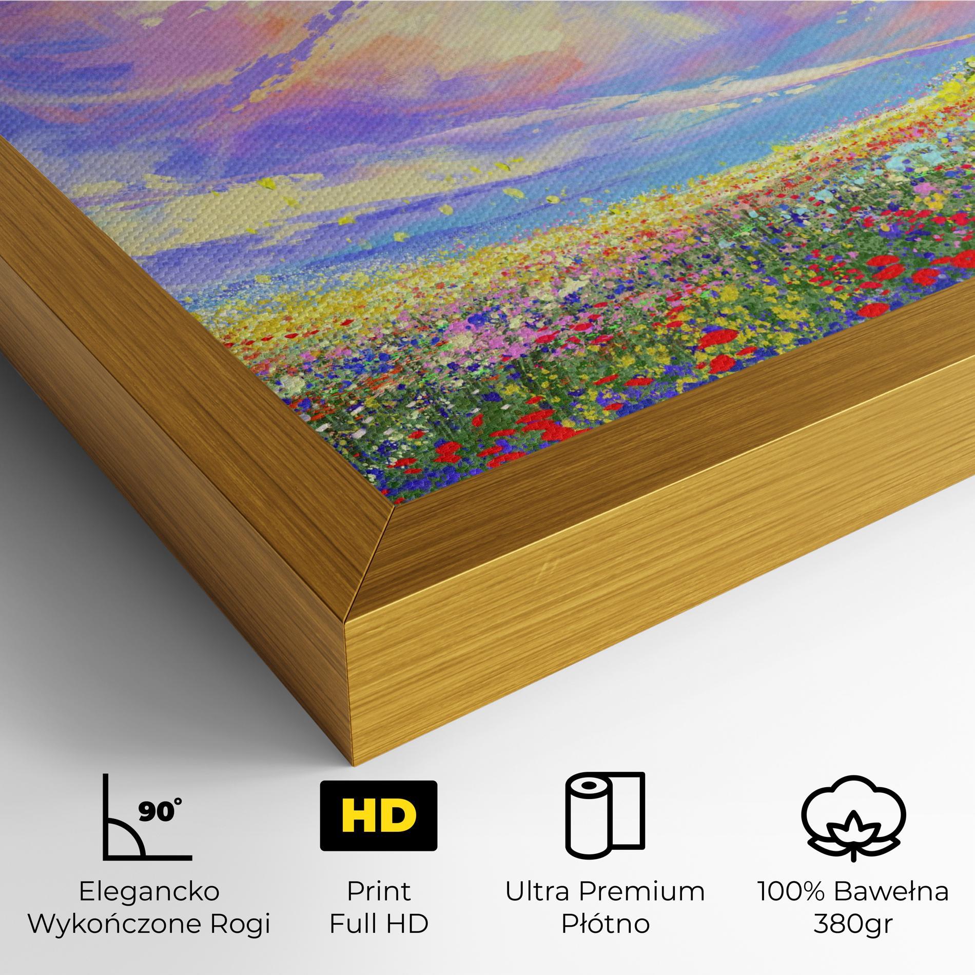 Obraz na Płótnie Spring Field mockup 4