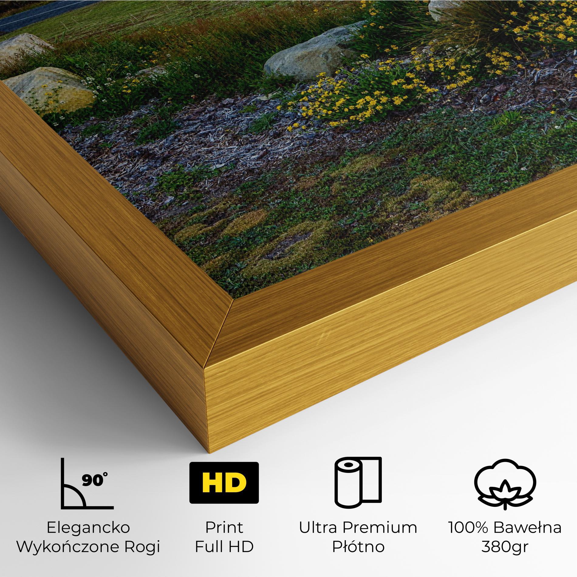 Obraz na Płótnie Yellow Sky mockup 4