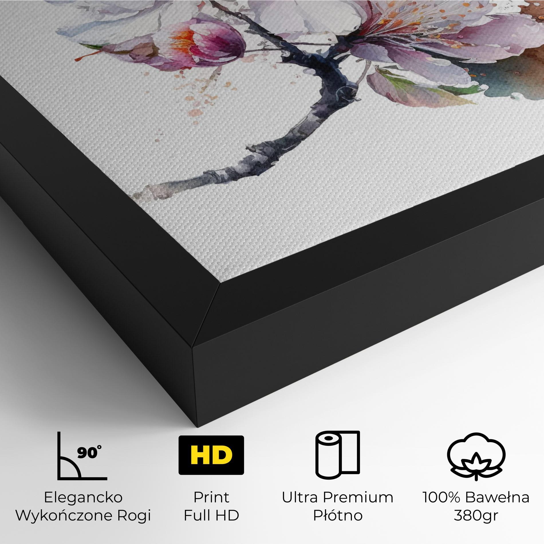 Obraz na Płótnie Cherry Spring Art mockup 4