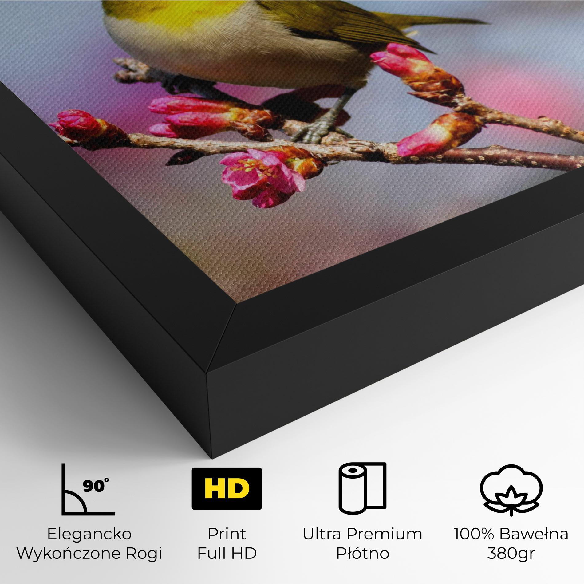 Obraz na Płótnie Cute Pink Flower Buds mockup 4