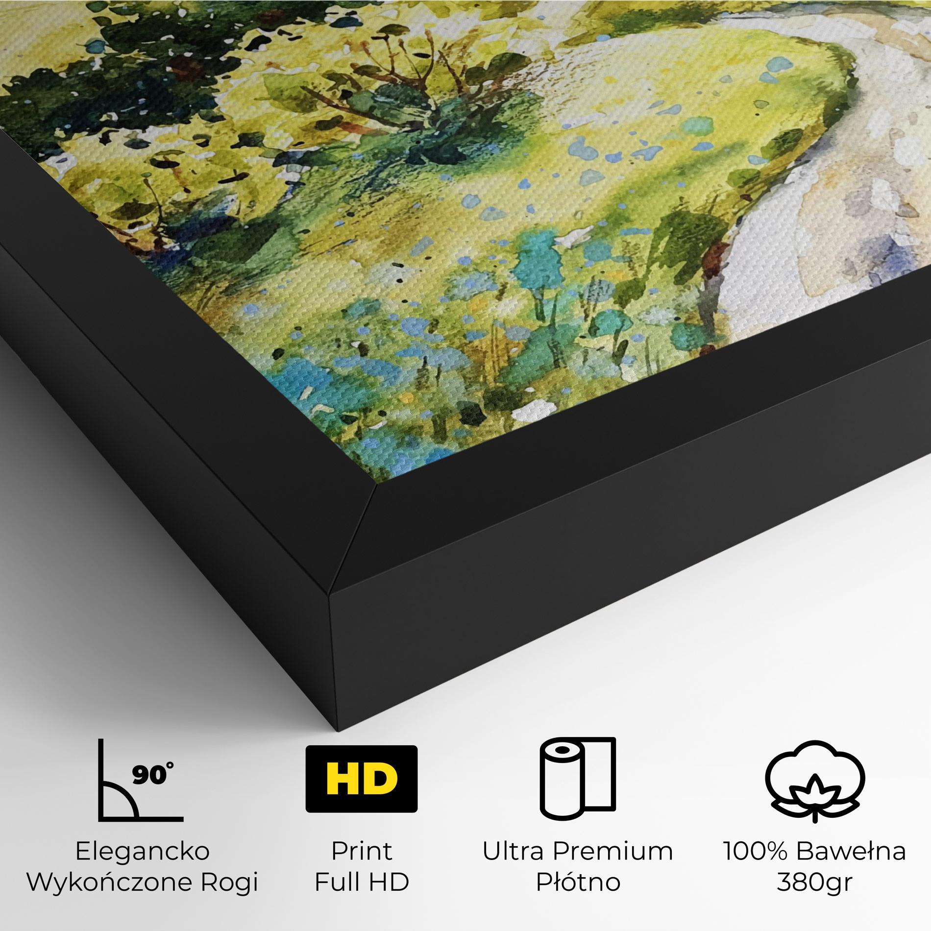 Obraz na Płótnie Fresh Spring View mockup 4