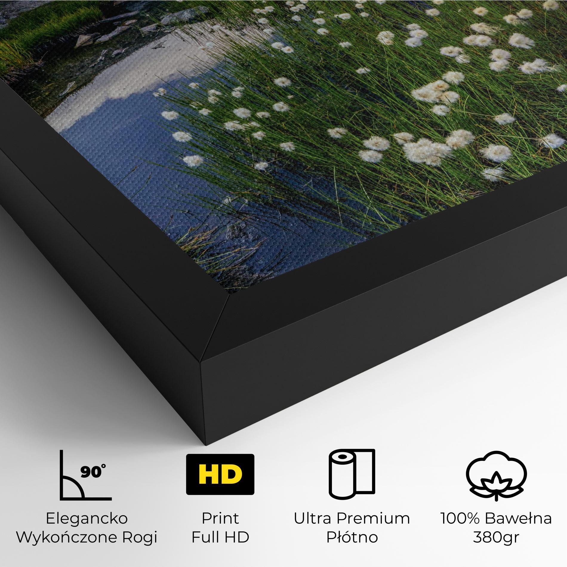 Obraz na Płótnie Lake Spring View mockup 4