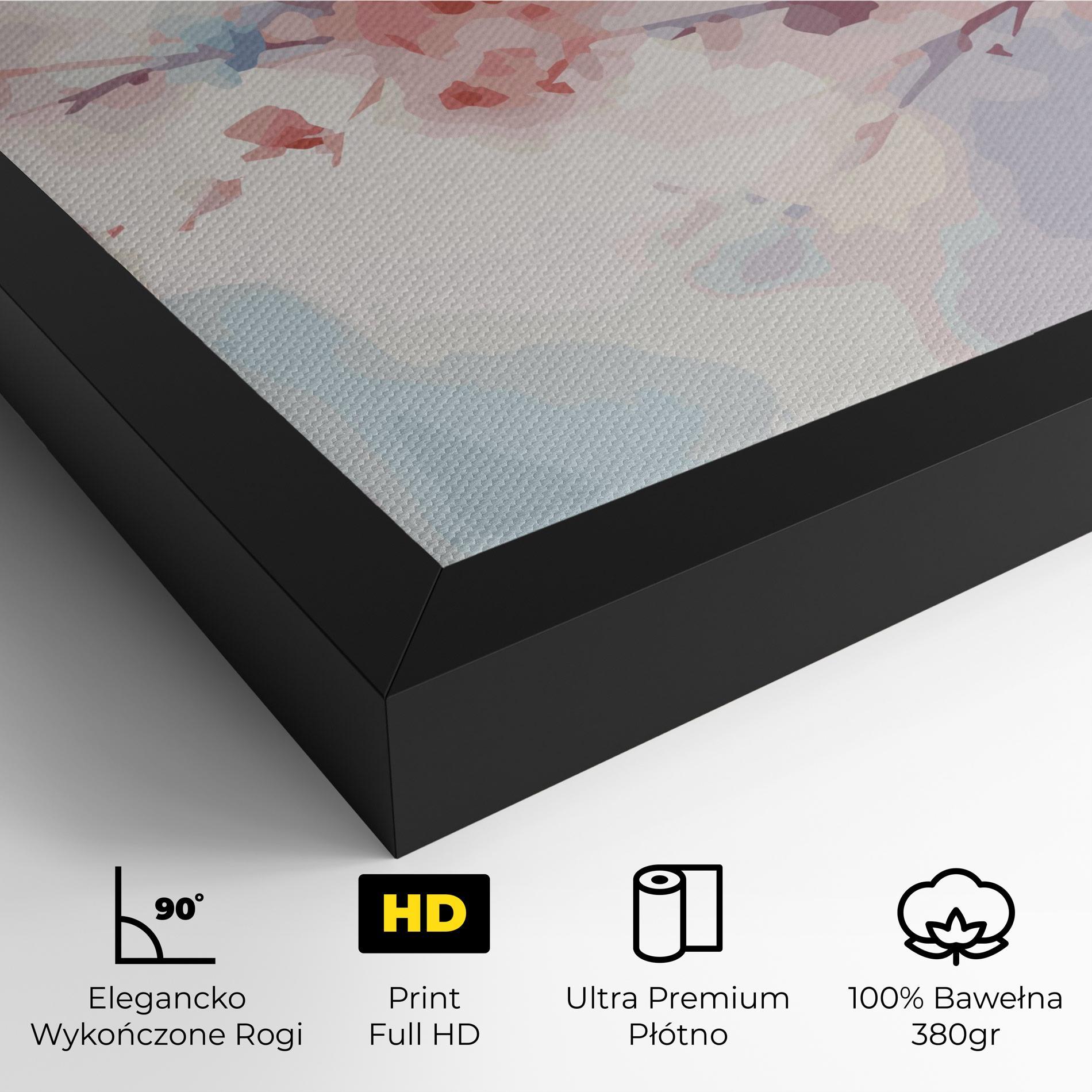 Obraz na Płótnie Pastel Spring Flowers mockup 4