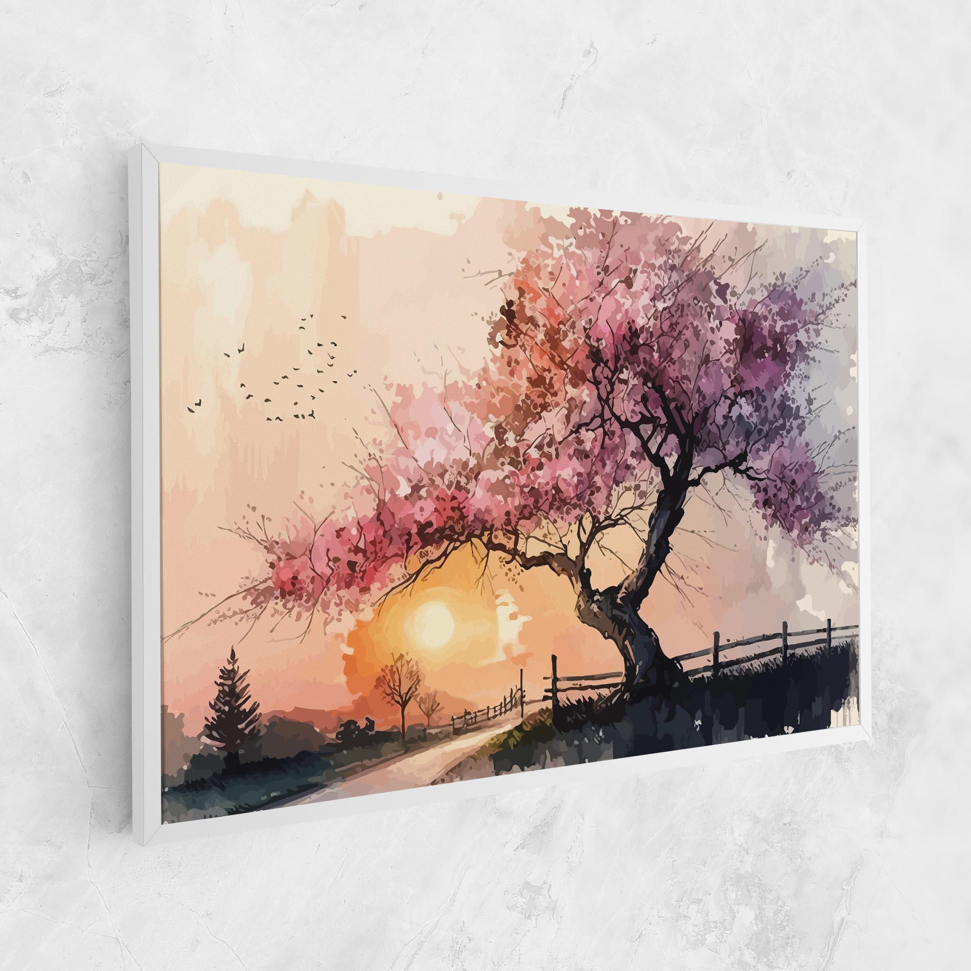 Obraz na Płótnie Sunset Spring mockup 1