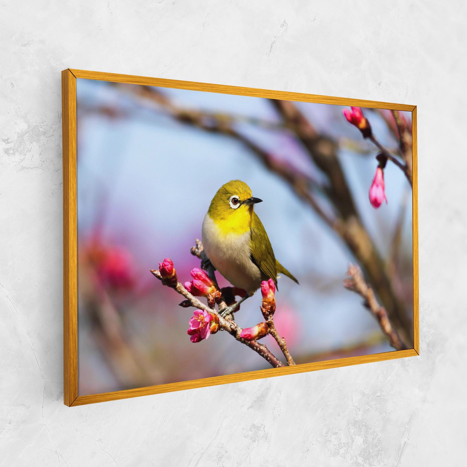 Obraz na Płótnie Cute Pink Flower Buds mockup 1