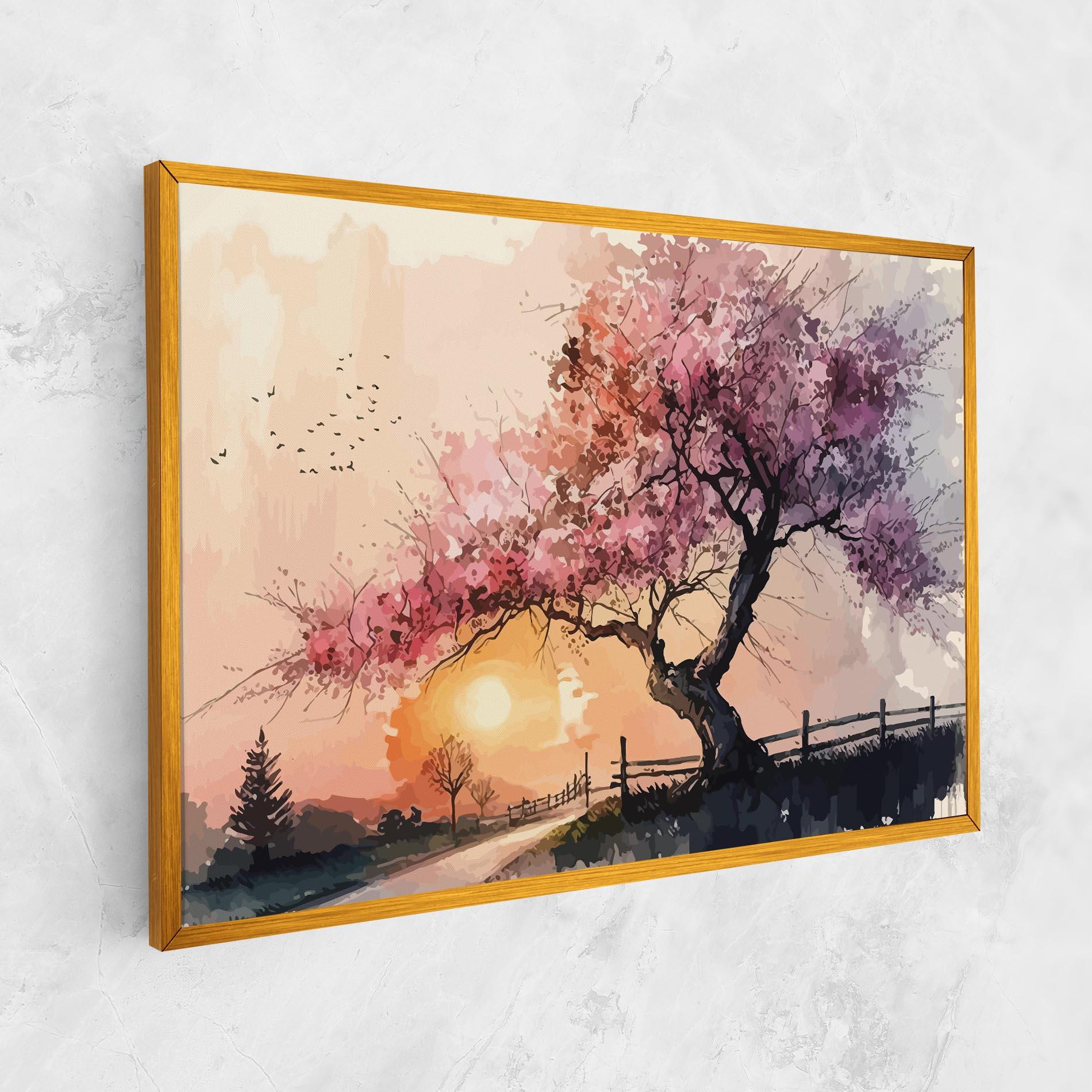 Obraz na Płótnie Sunset Spring mockup 1