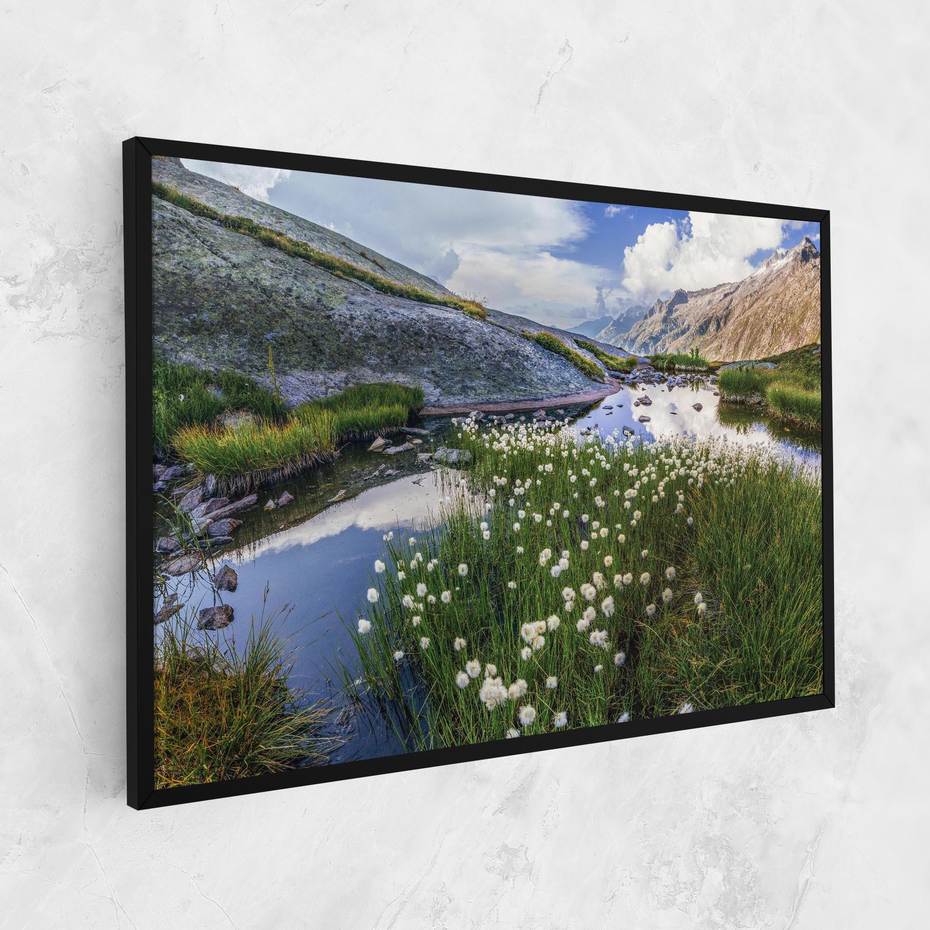 Obraz na Płótnie Lake Spring View mockup 1