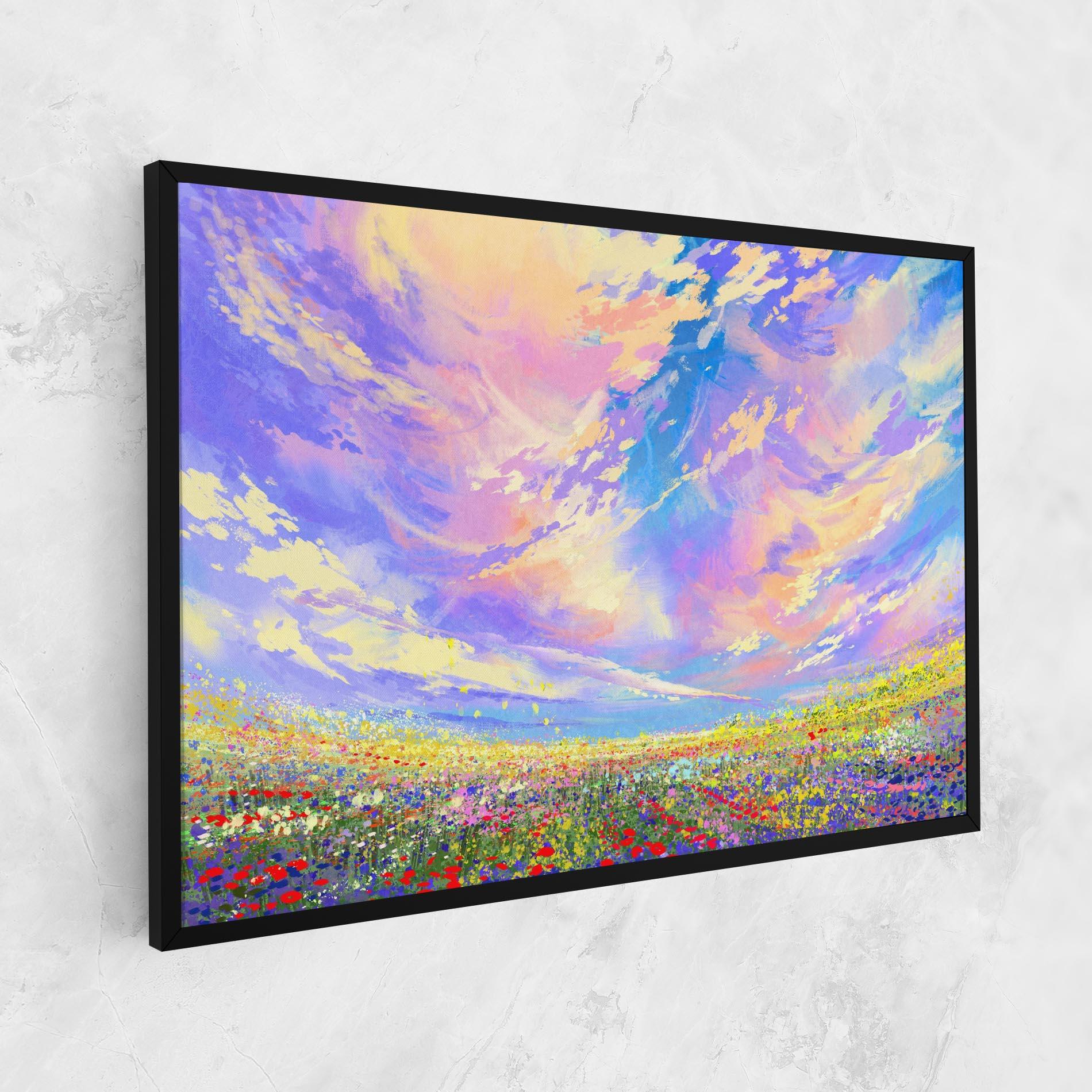 Obraz na Płótnie Spring Field mockup 1