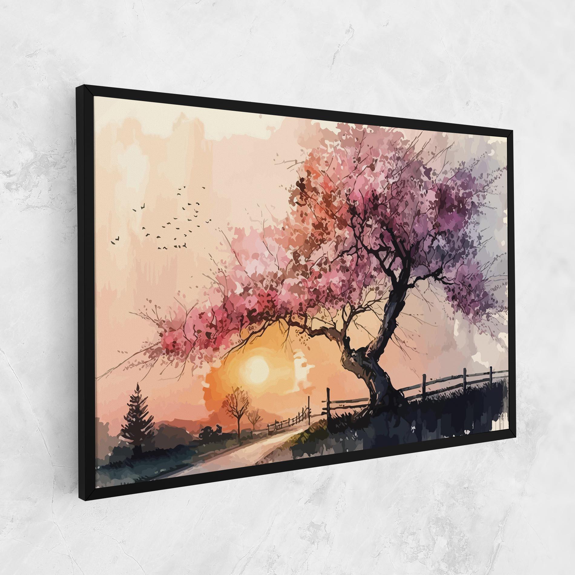 Obraz na Płótnie Sunset Spring mockup 1