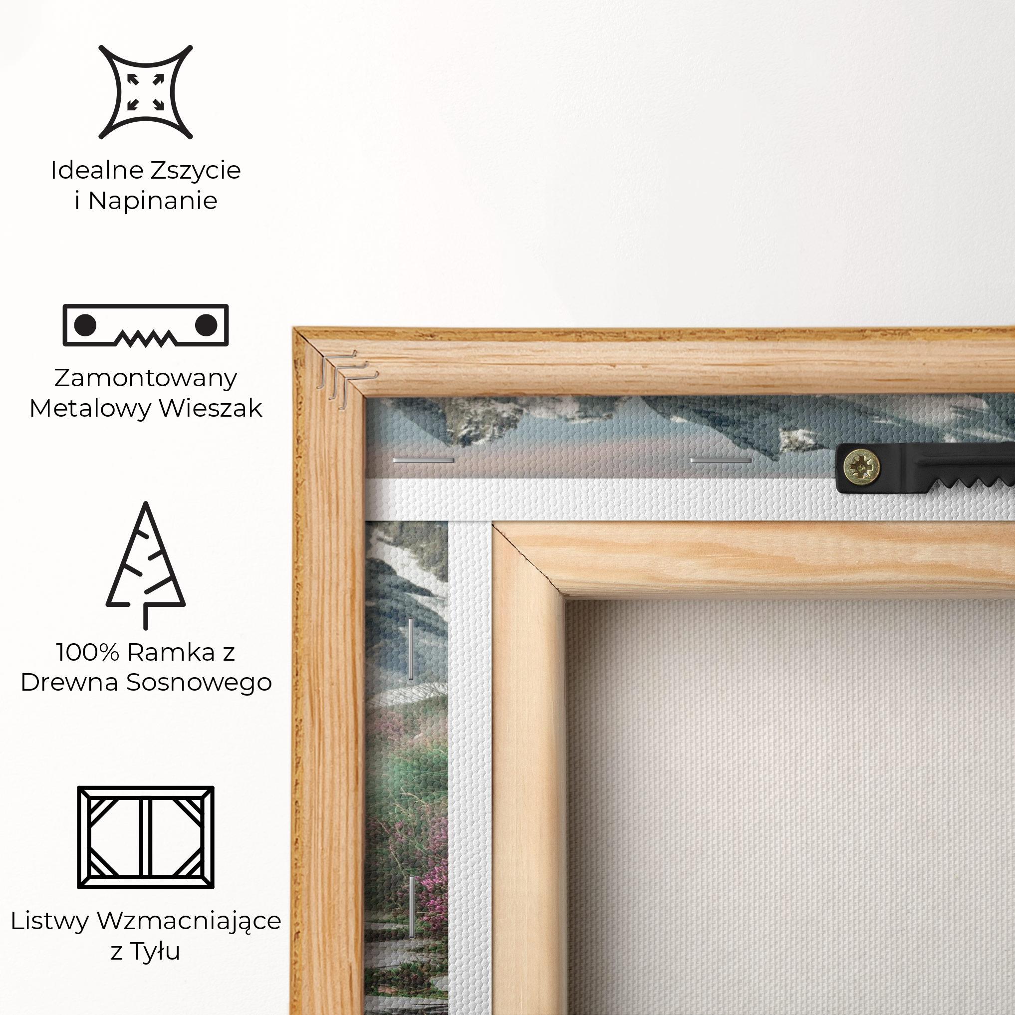 Obraz na Płótnie Mountain Spring View mockup 5