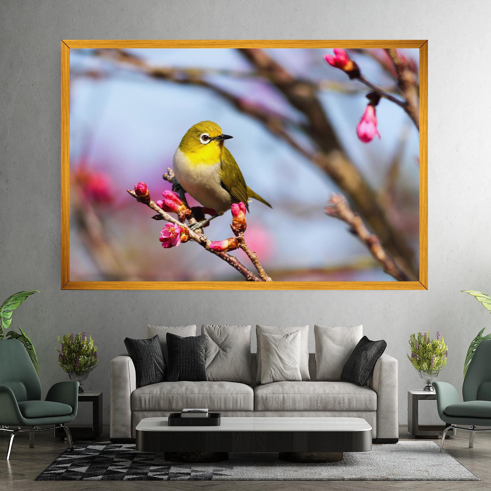 Obraz na Płótnie Cute Pink Flower Buds mockup 7