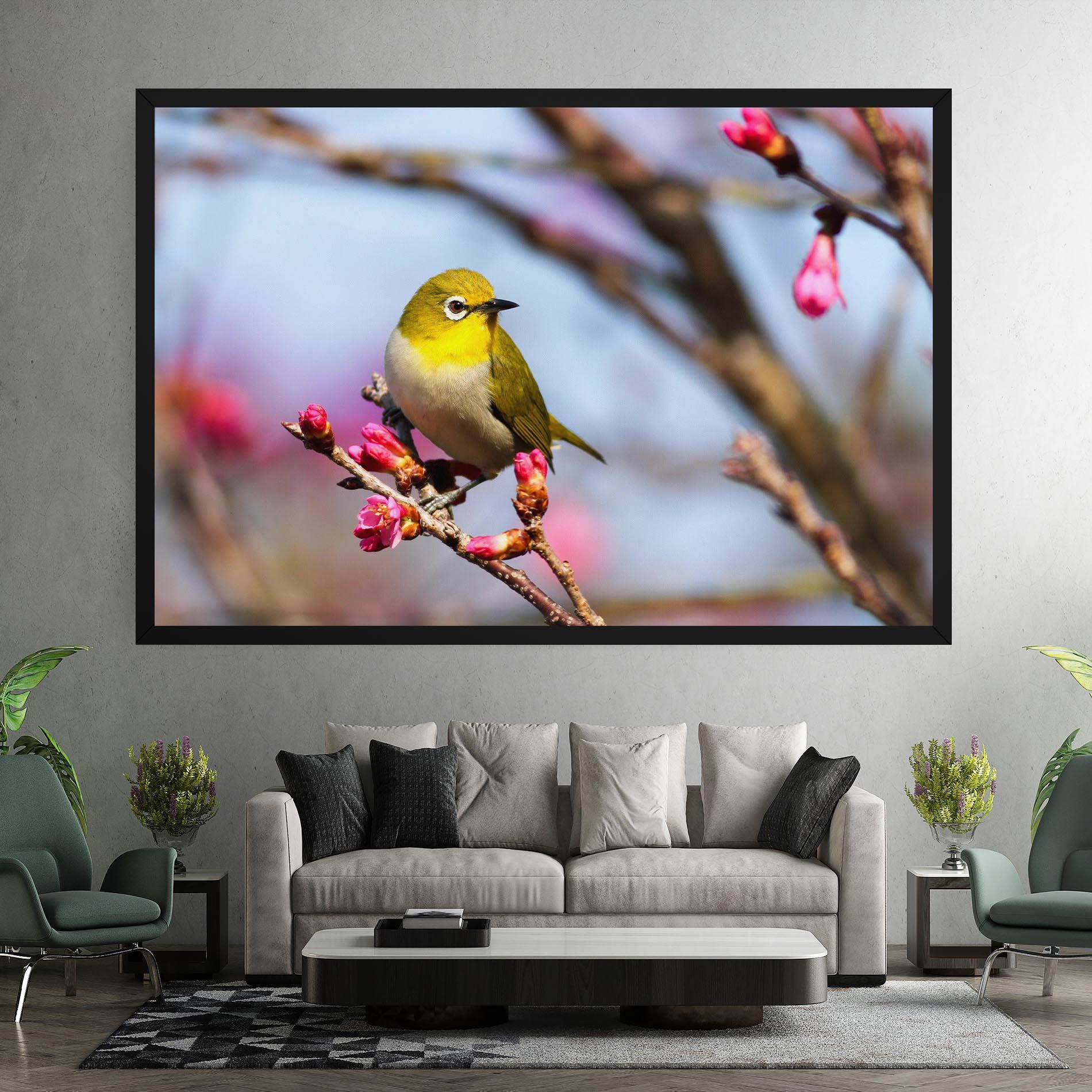 Obraz na Płótnie Cute Pink Flower Buds mockup 7