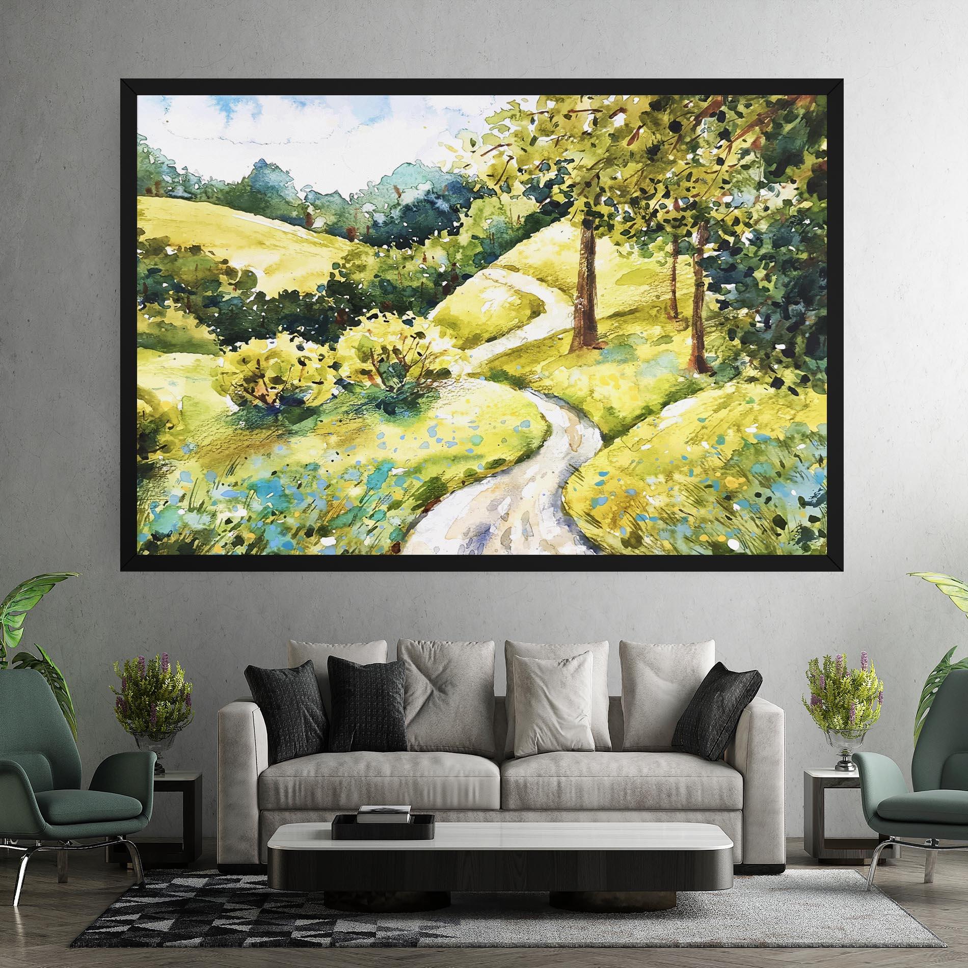 Obraz na Płótnie Fresh Spring View mockup 7