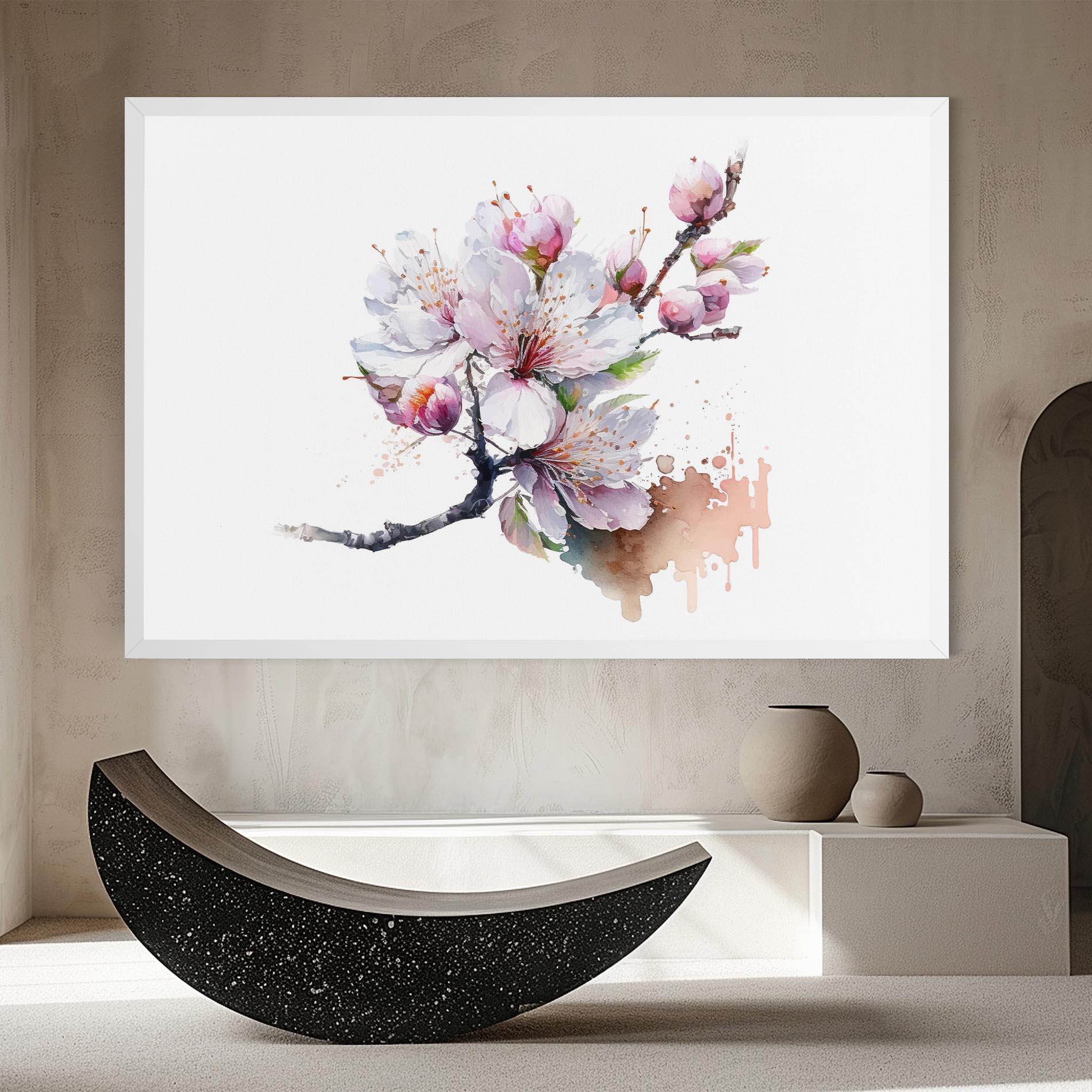 Obraz na Płótnie Cherry Spring Art mockup 8