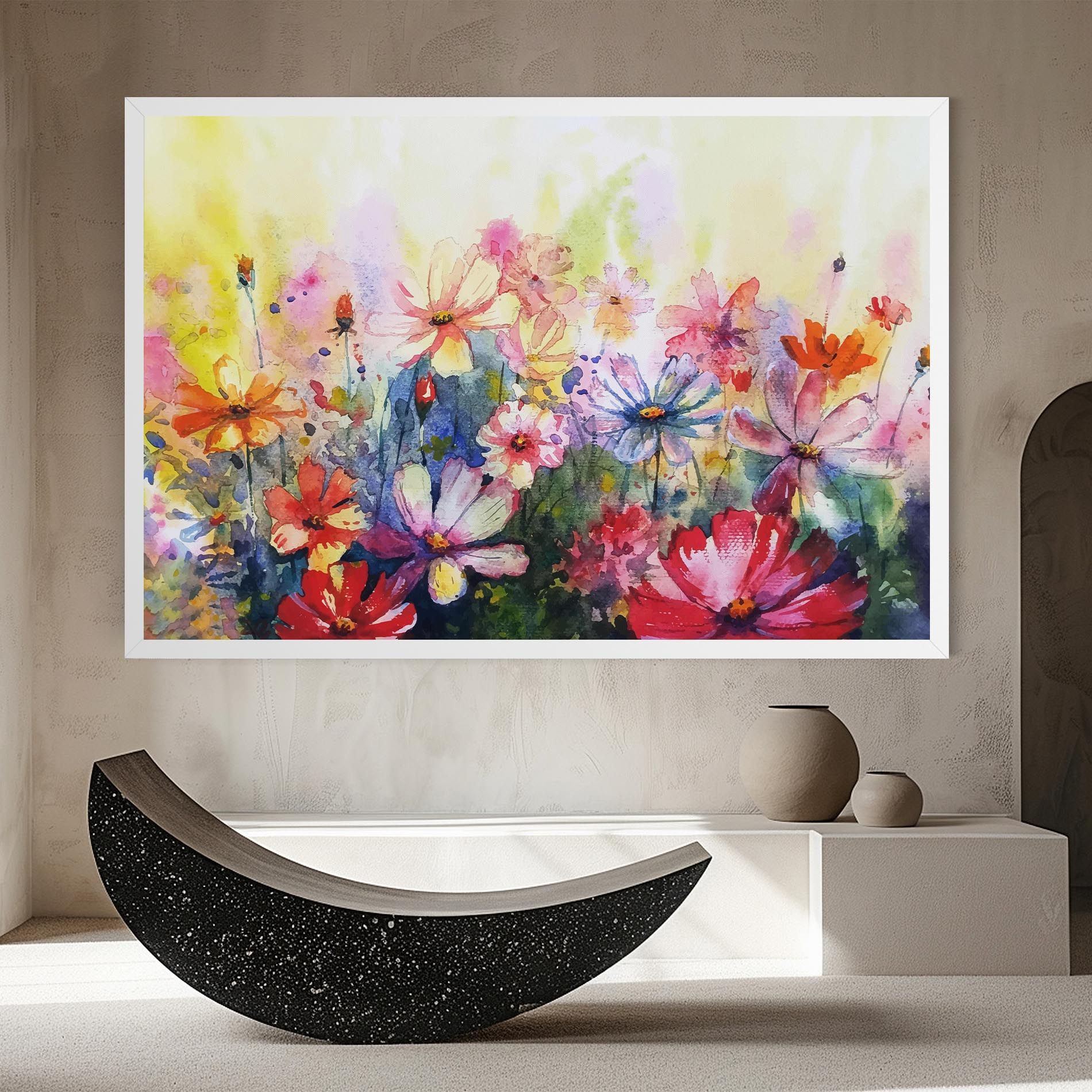 Water Art Flowers mockup 8