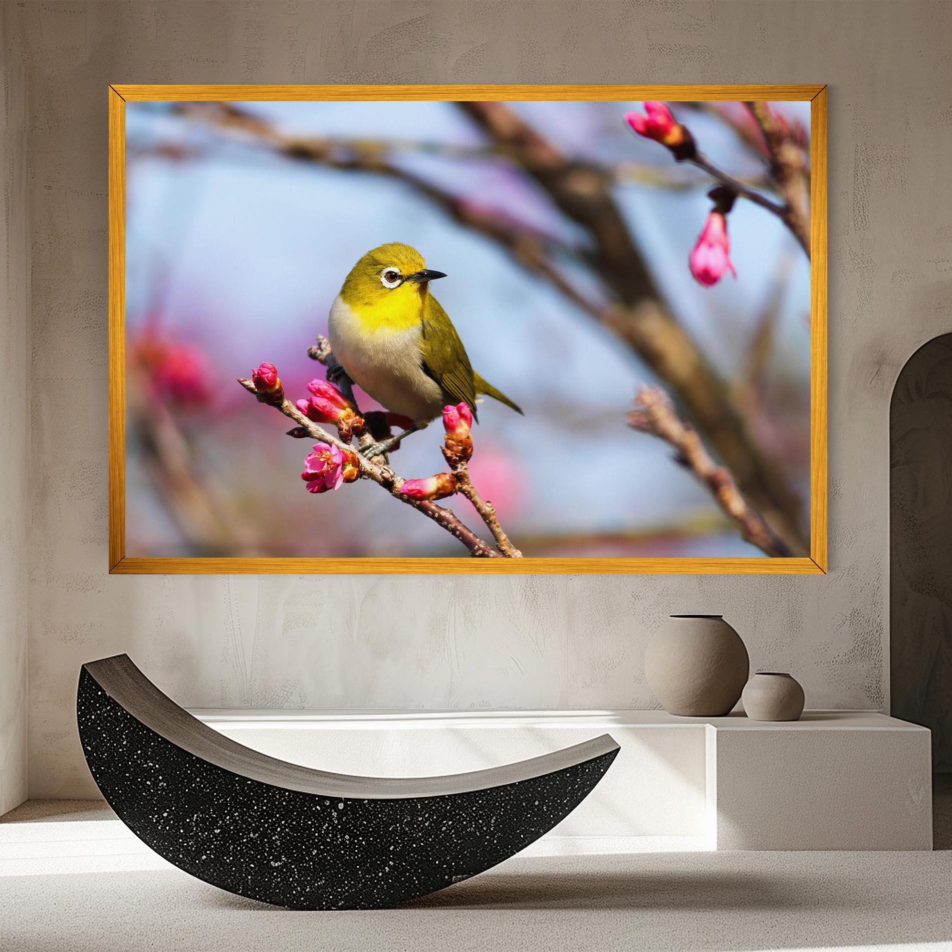 Obraz na Płótnie Cute Pink Flower Buds mockup 8