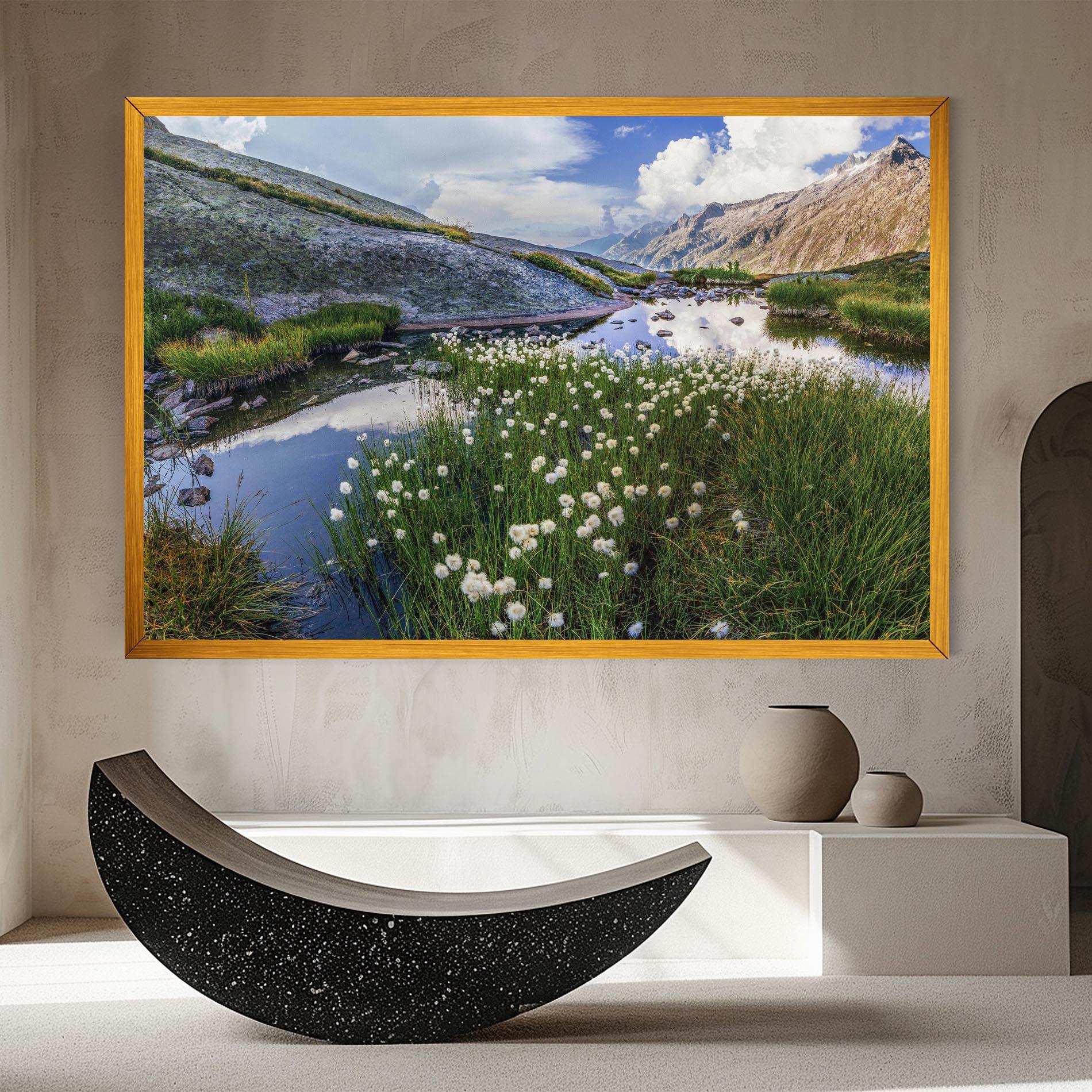 Obraz na Płótnie Lake Spring View mockup 8