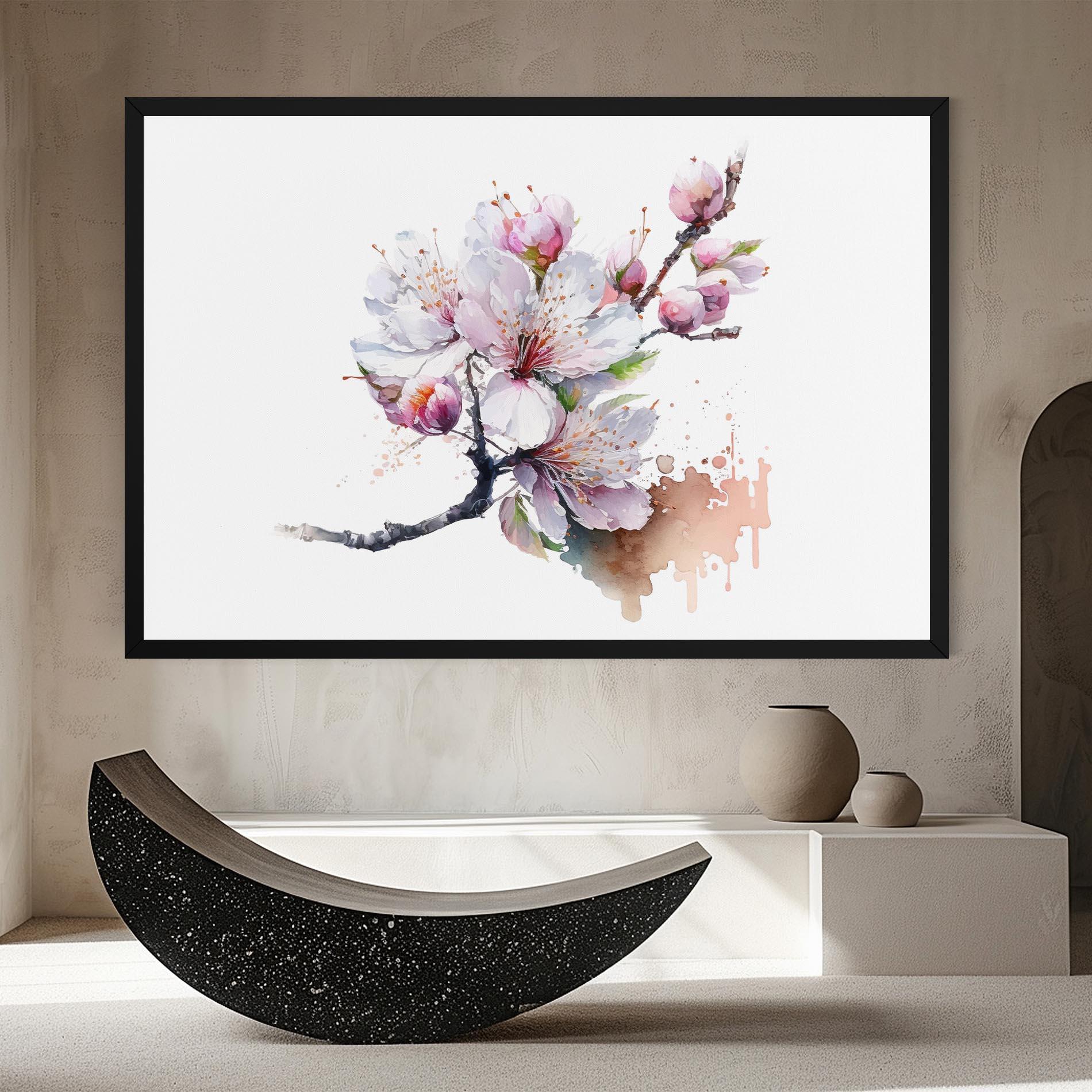 Obraz na Płótnie Cherry Spring Art mockup 8