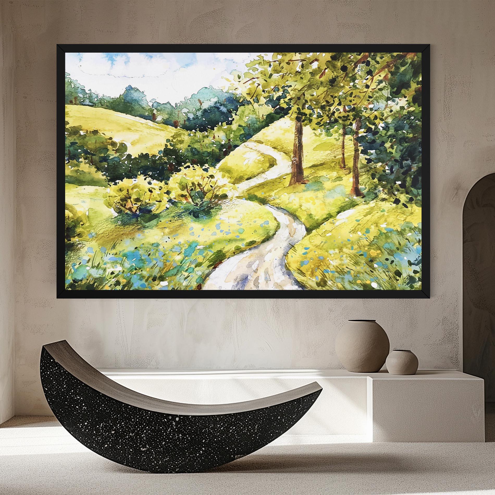 Obraz na Płótnie Fresh Spring View mockup 8