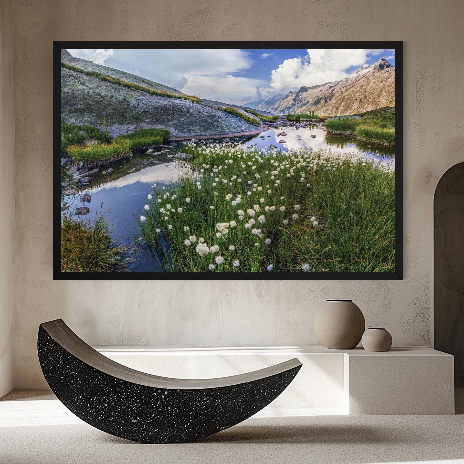 Obraz na Płótnie Lake Spring View mockup 8