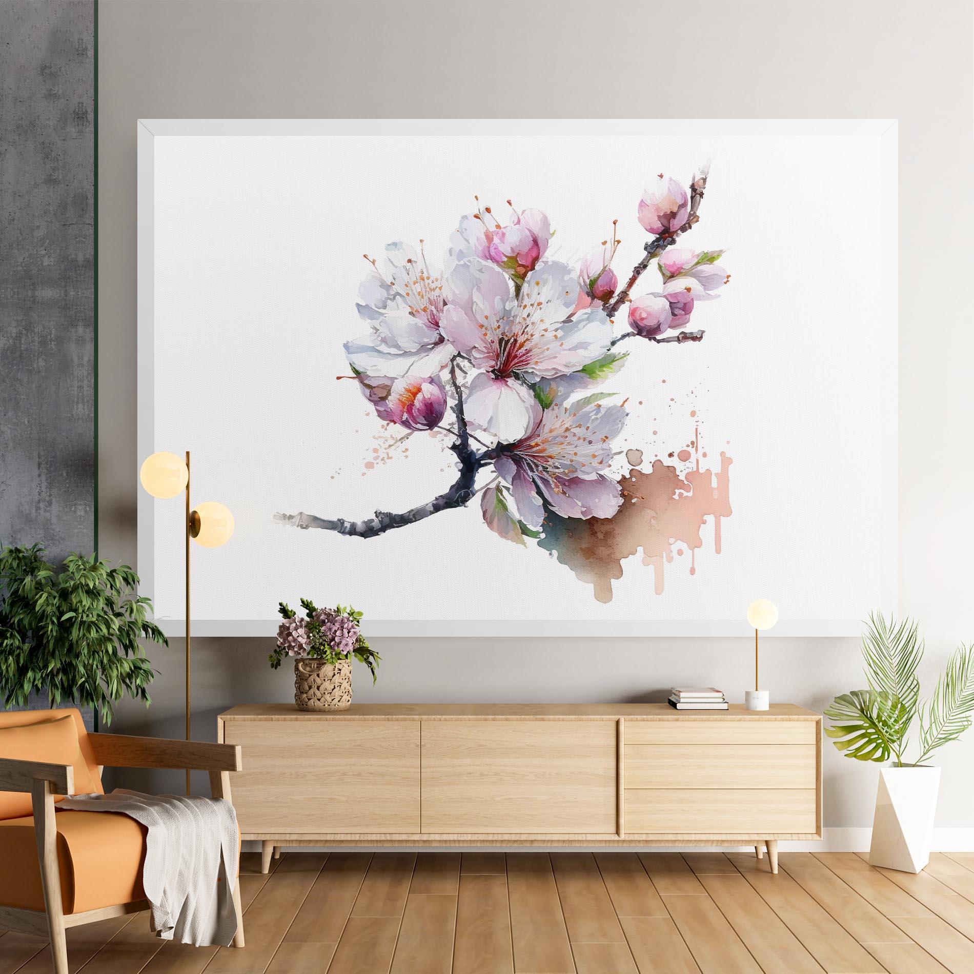 Obraz na Płótnie Cherry Spring Art mockup 9