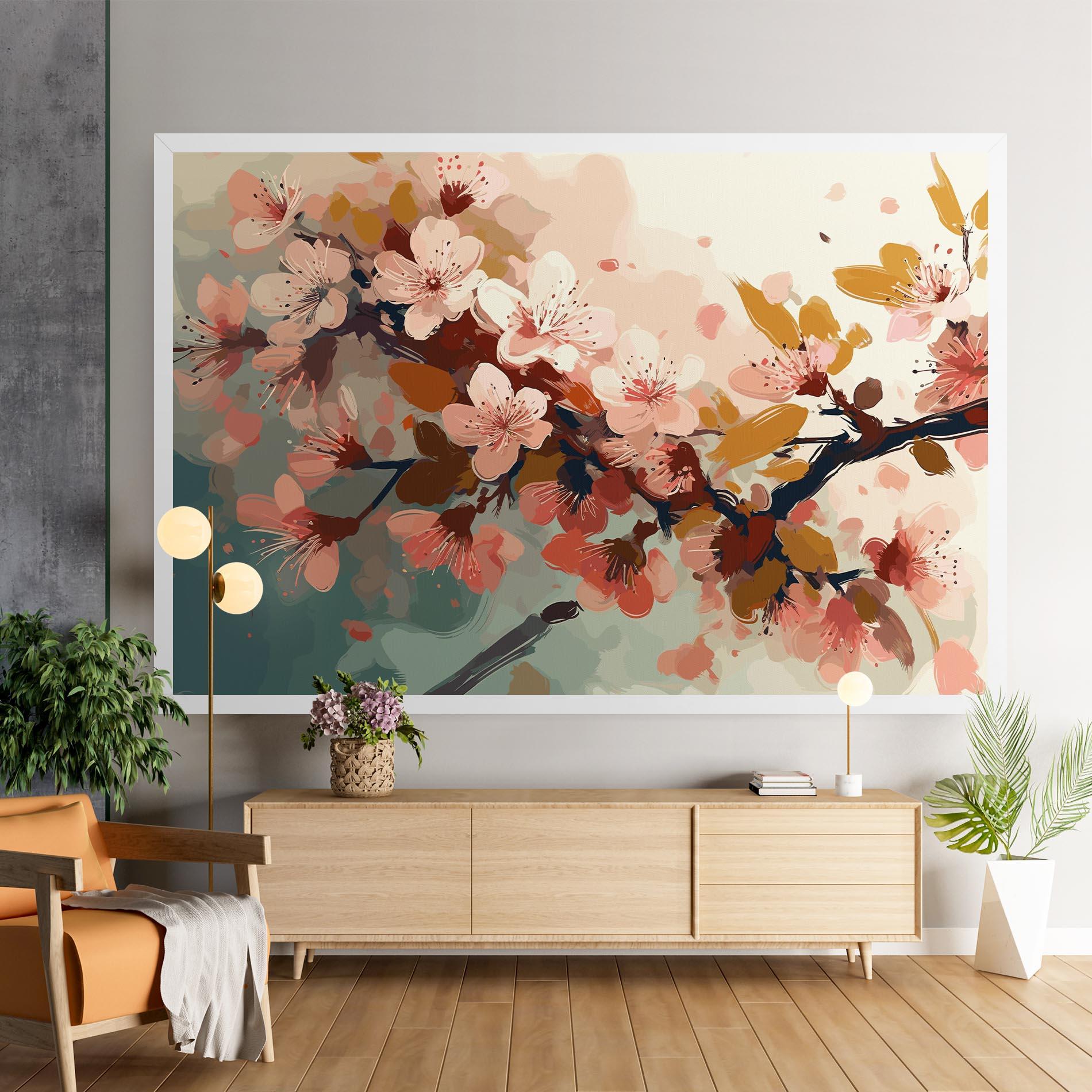 Obraz na Płótnie Cute Spring Flower mockup 9