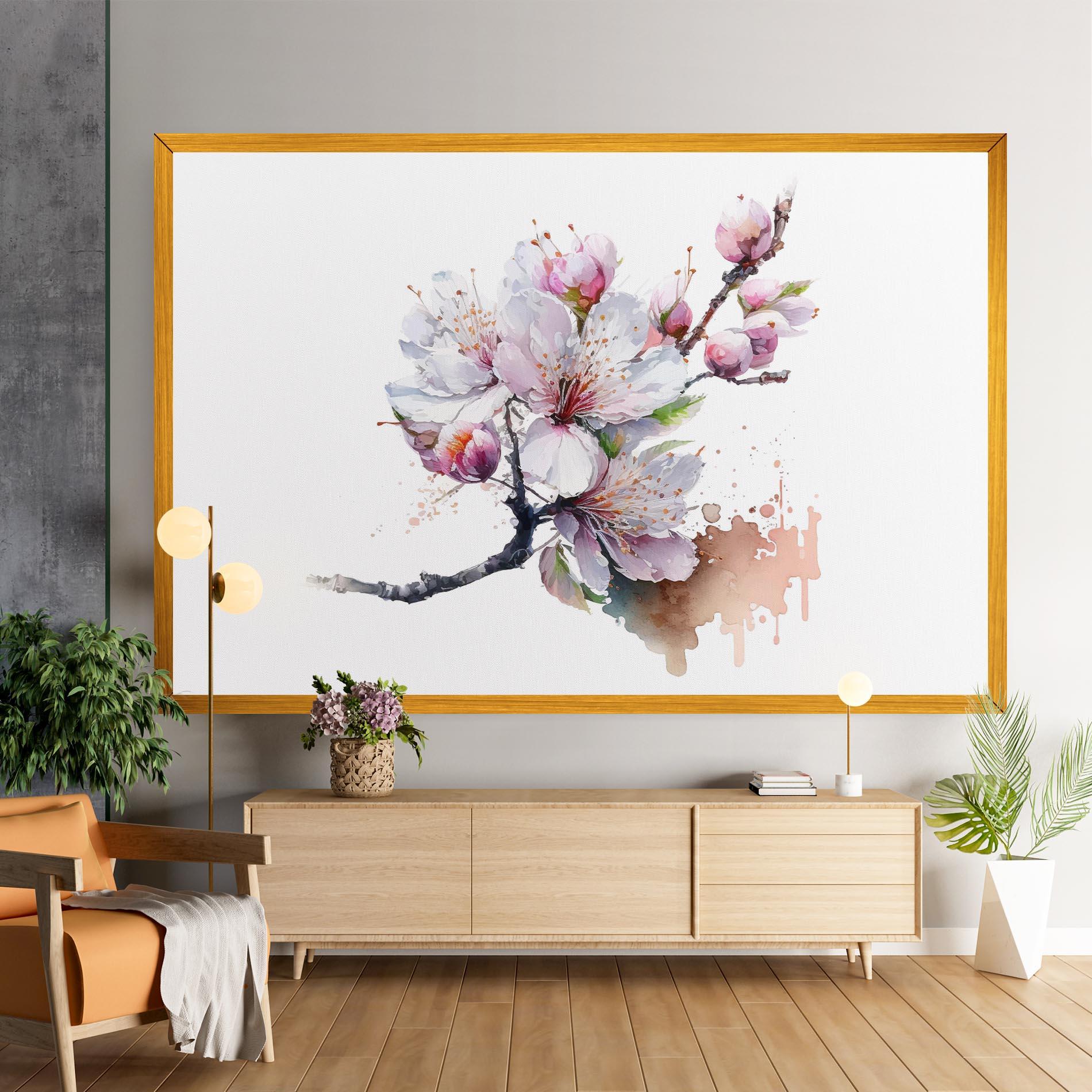 Obraz na Płótnie Cherry Spring Art mockup 9