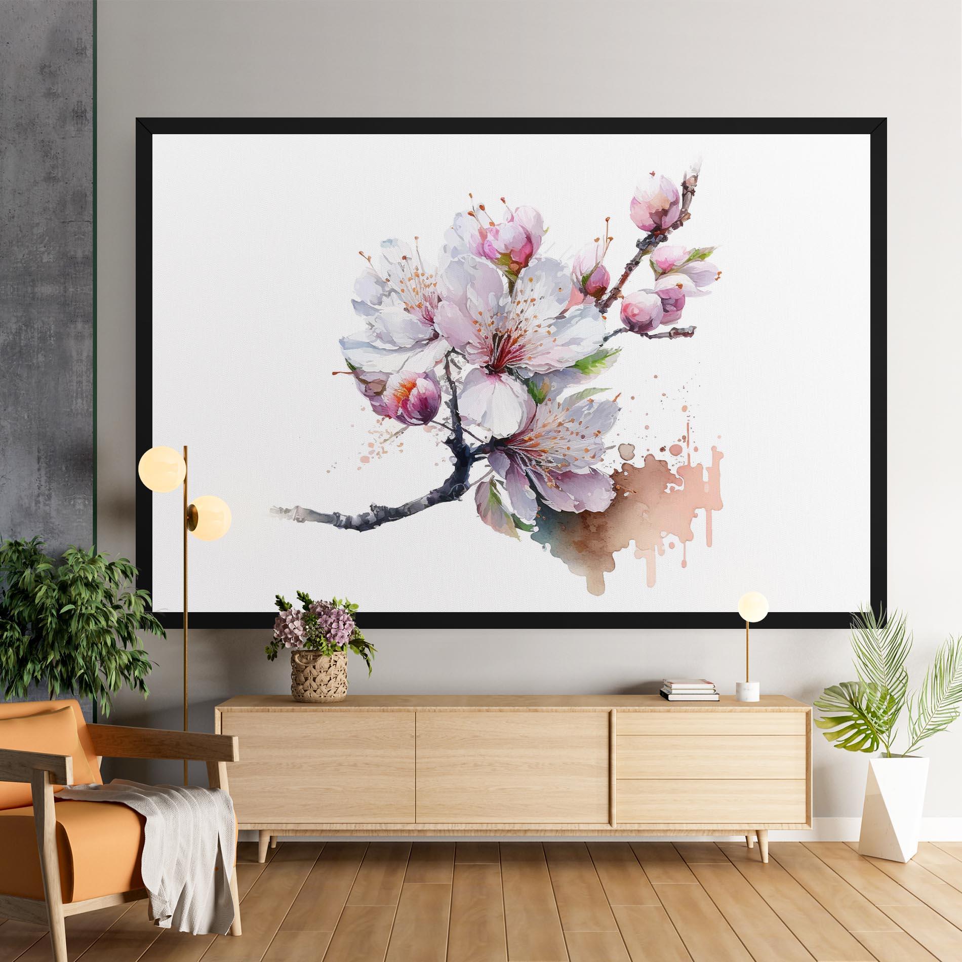 Obraz na Płótnie Cherry Spring Art mockup 9