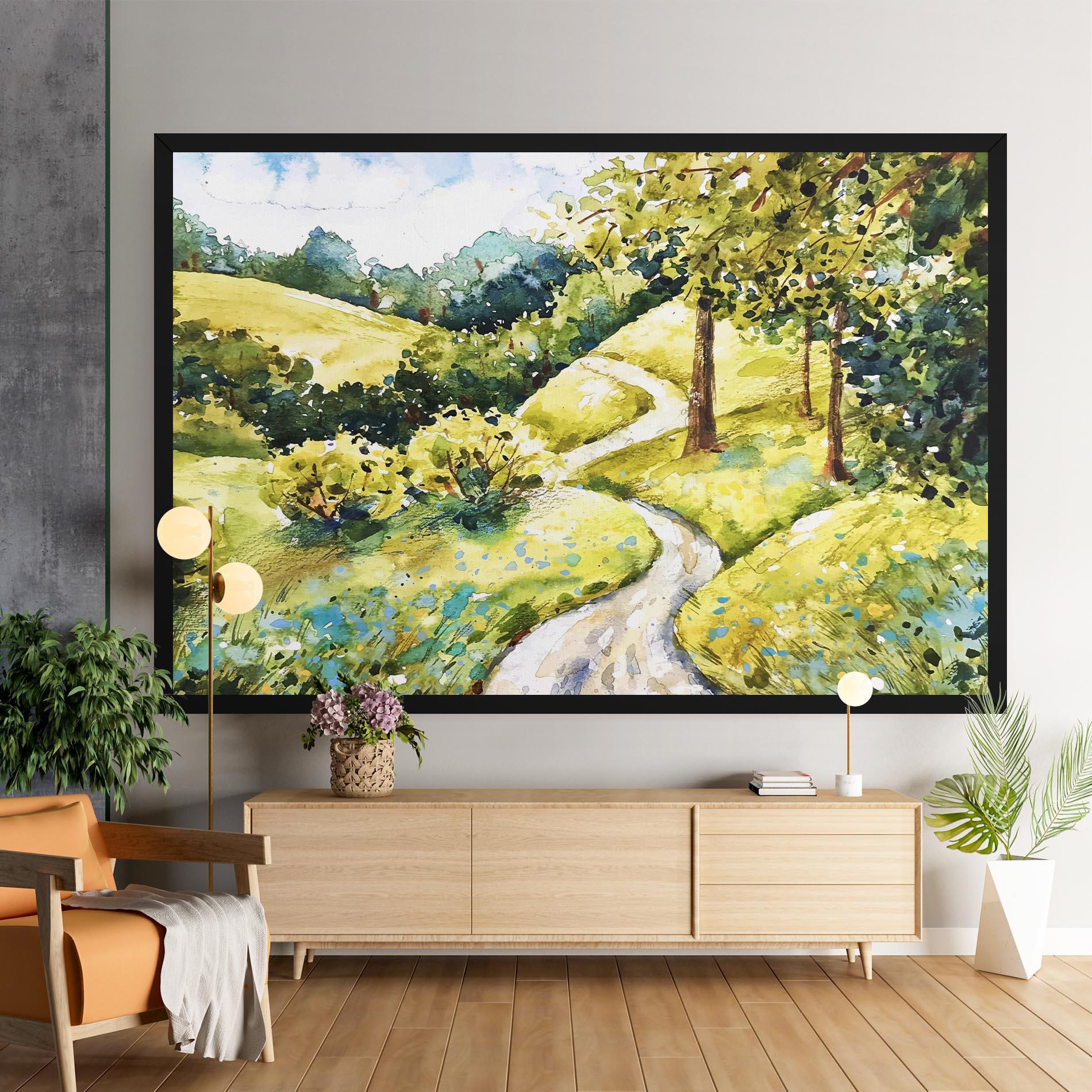 Obraz na Płótnie Fresh Spring View mockup 9