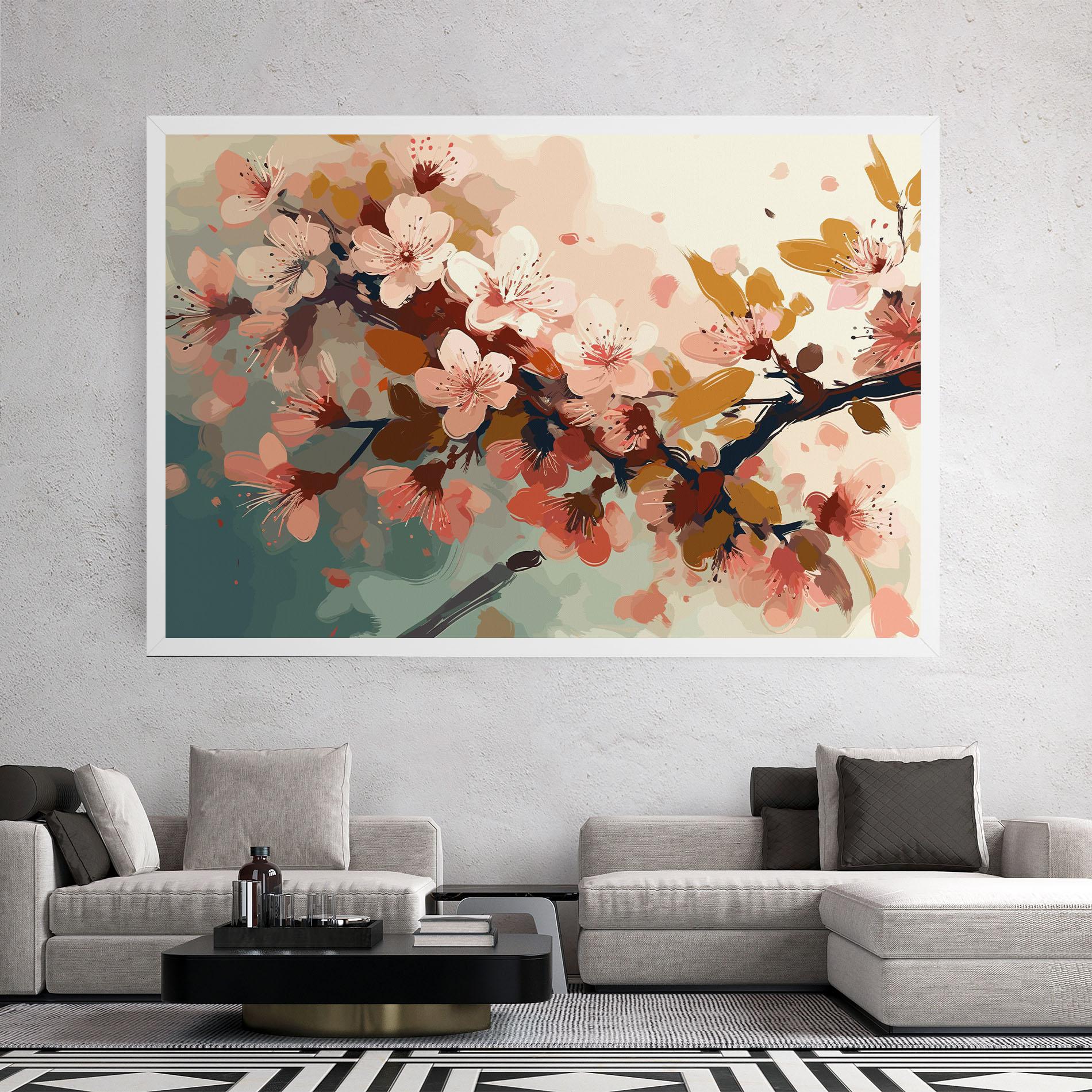 Obraz na Płótnie Cute Spring Flower mockup 2