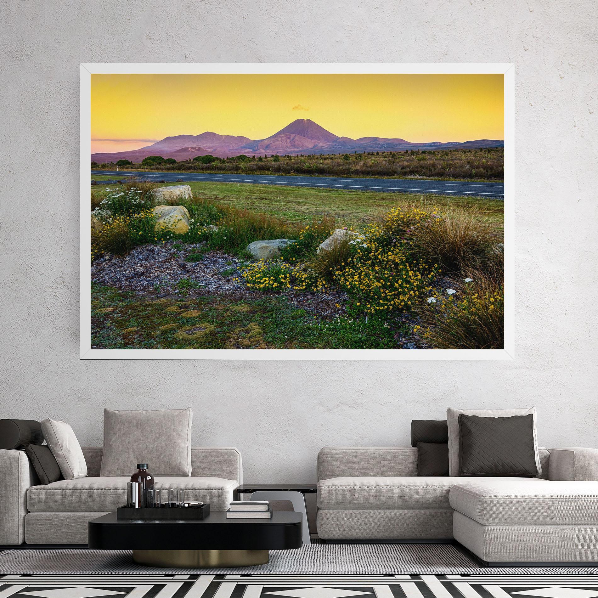 Obraz na Płótnie Yellow Sky mockup 2