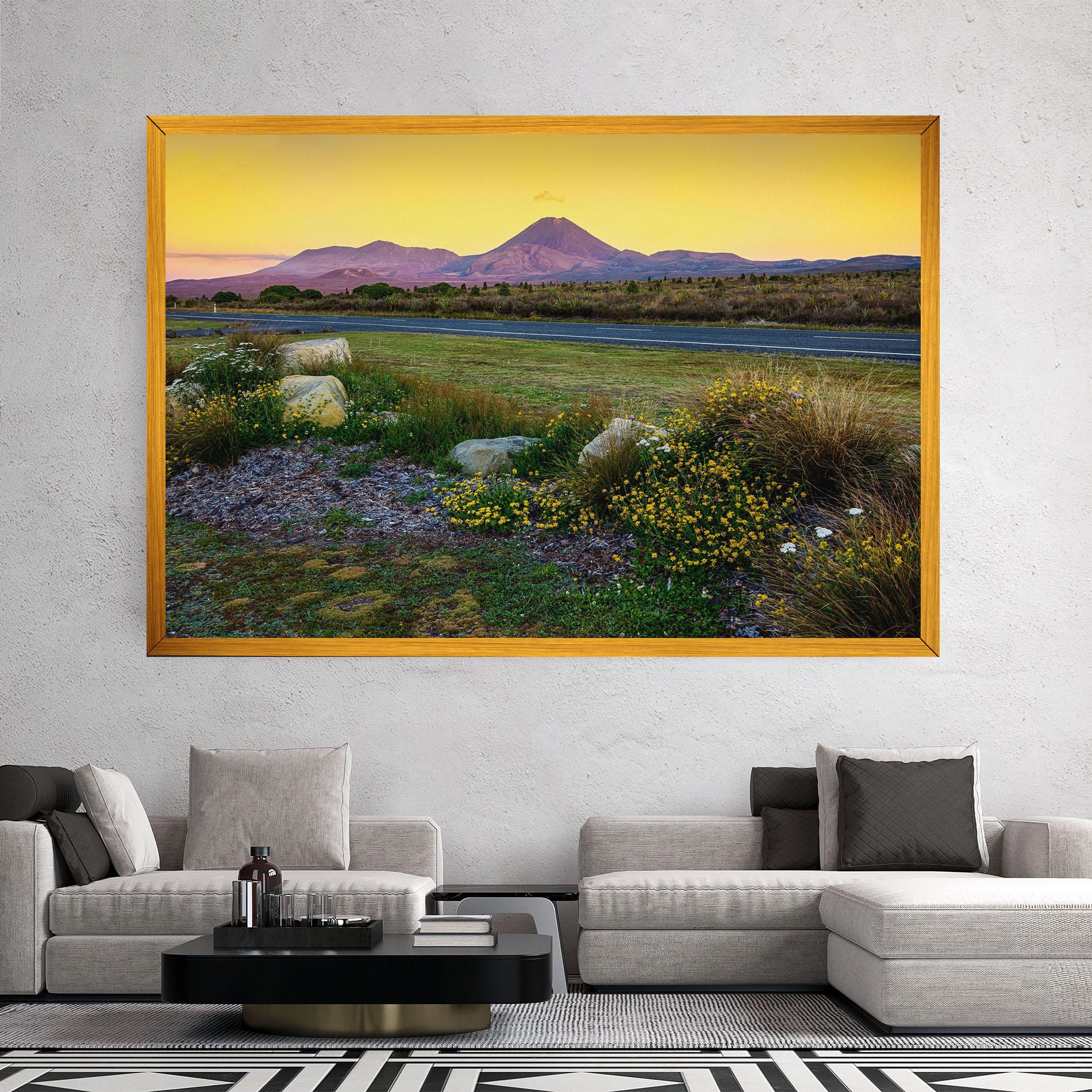 Obraz na Płótnie Yellow Sky mockup 2