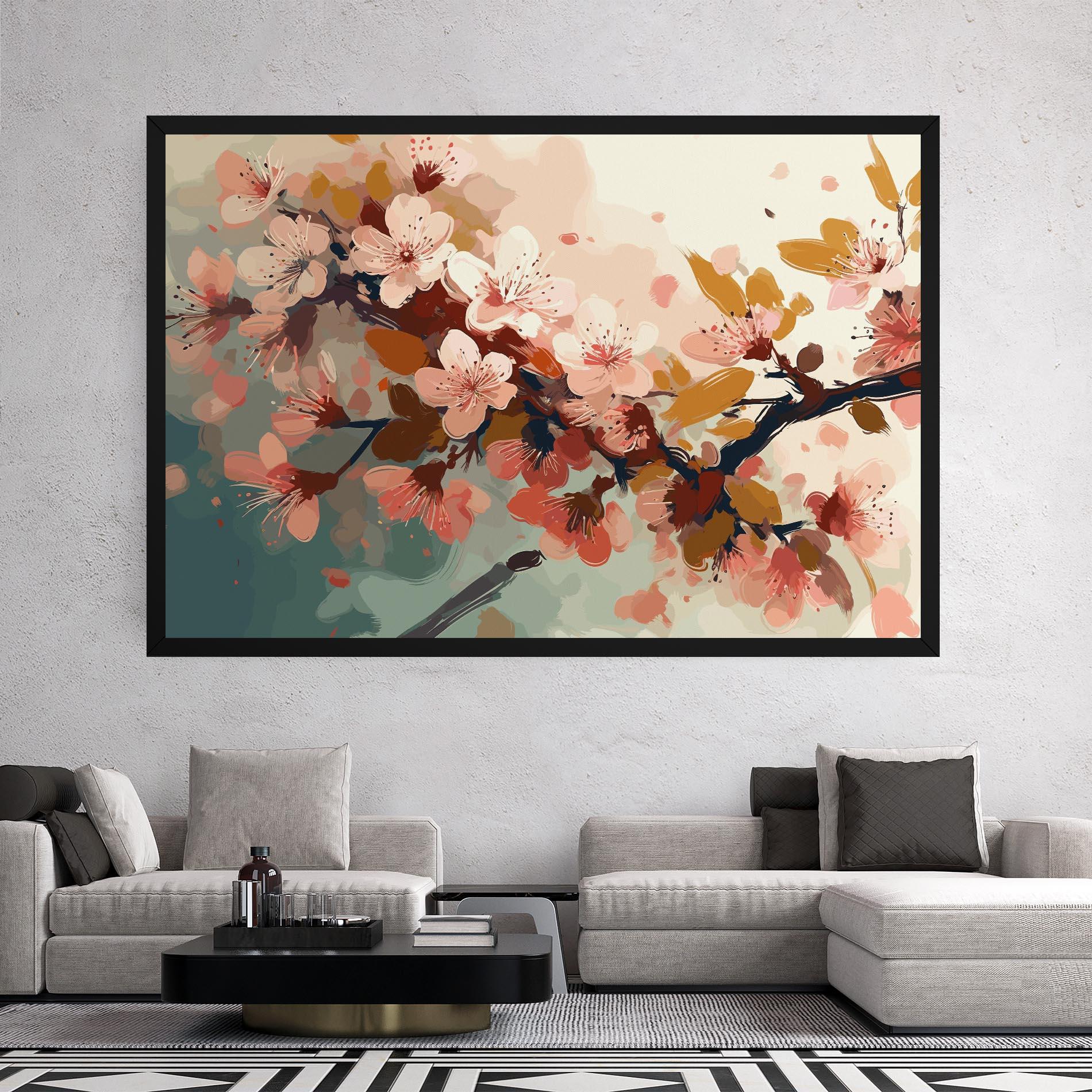 Obraz na Płótnie Cute Spring Flower mockup 2