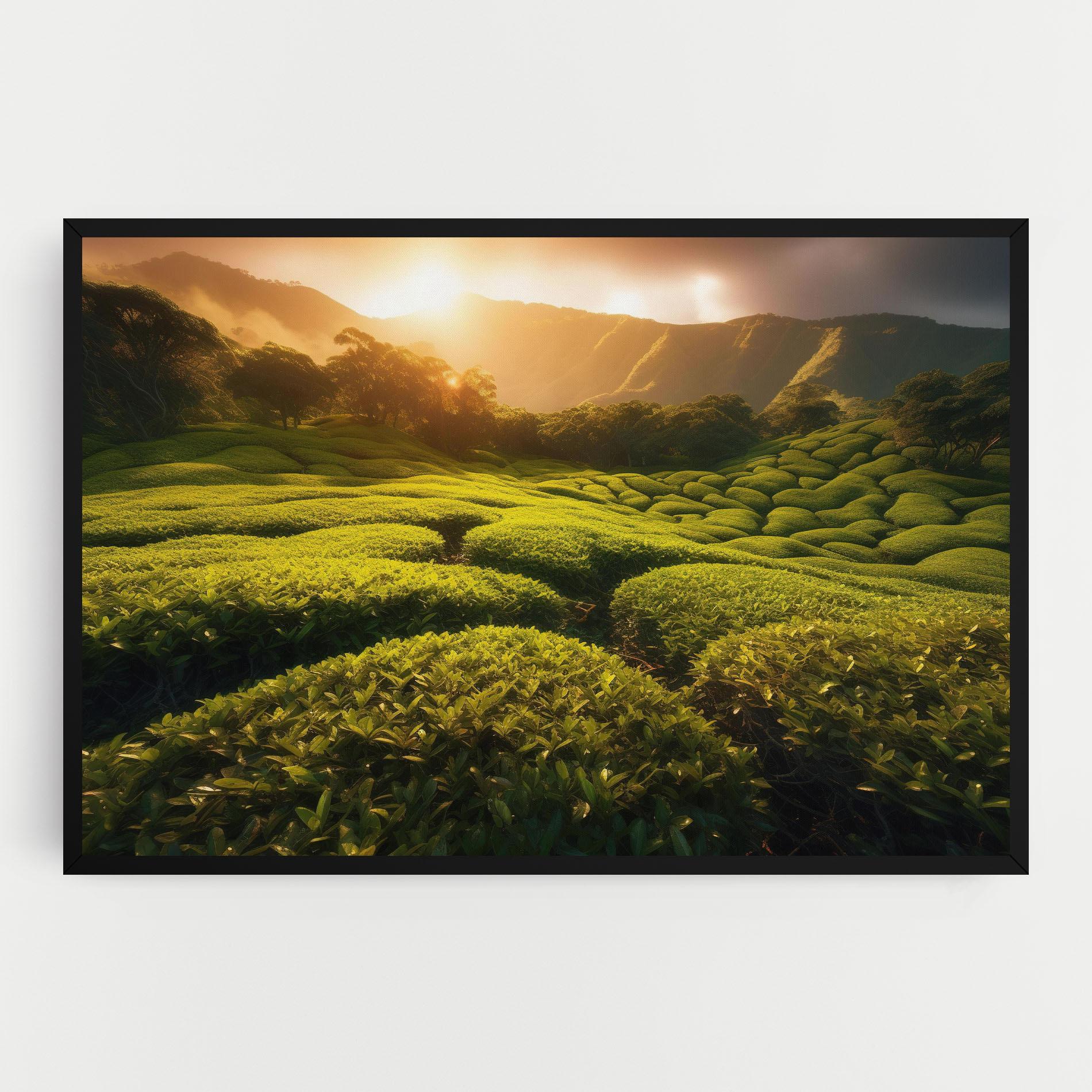 Obraz na Płótnie Tea Fields mockup 0