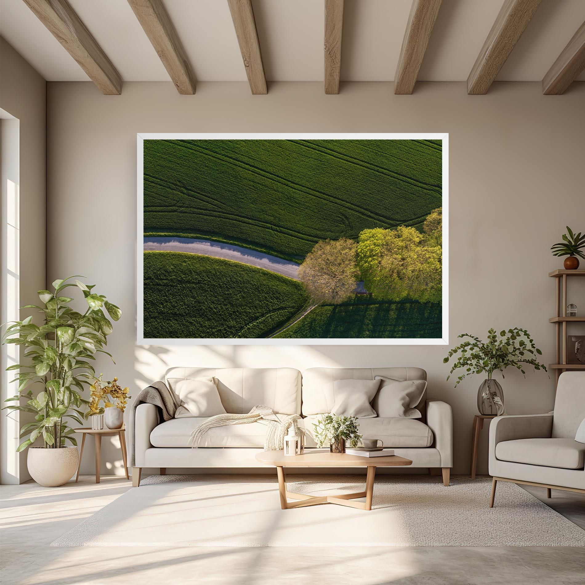 Obraz na Płótnie Green Road mockup 6