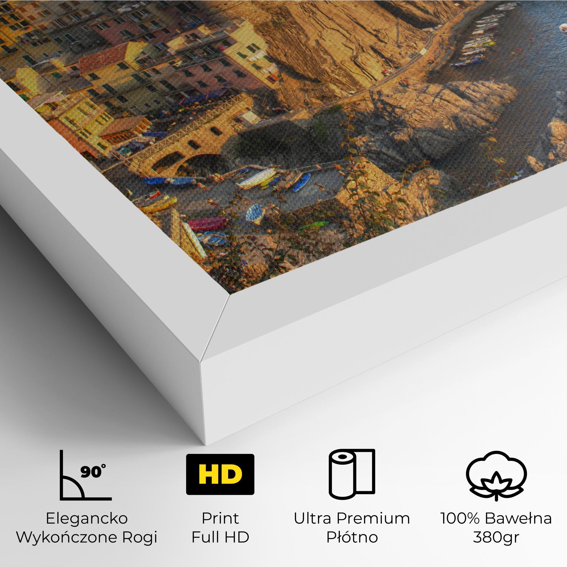 Obraz na Płótnie Cinque Terrre mockup 4