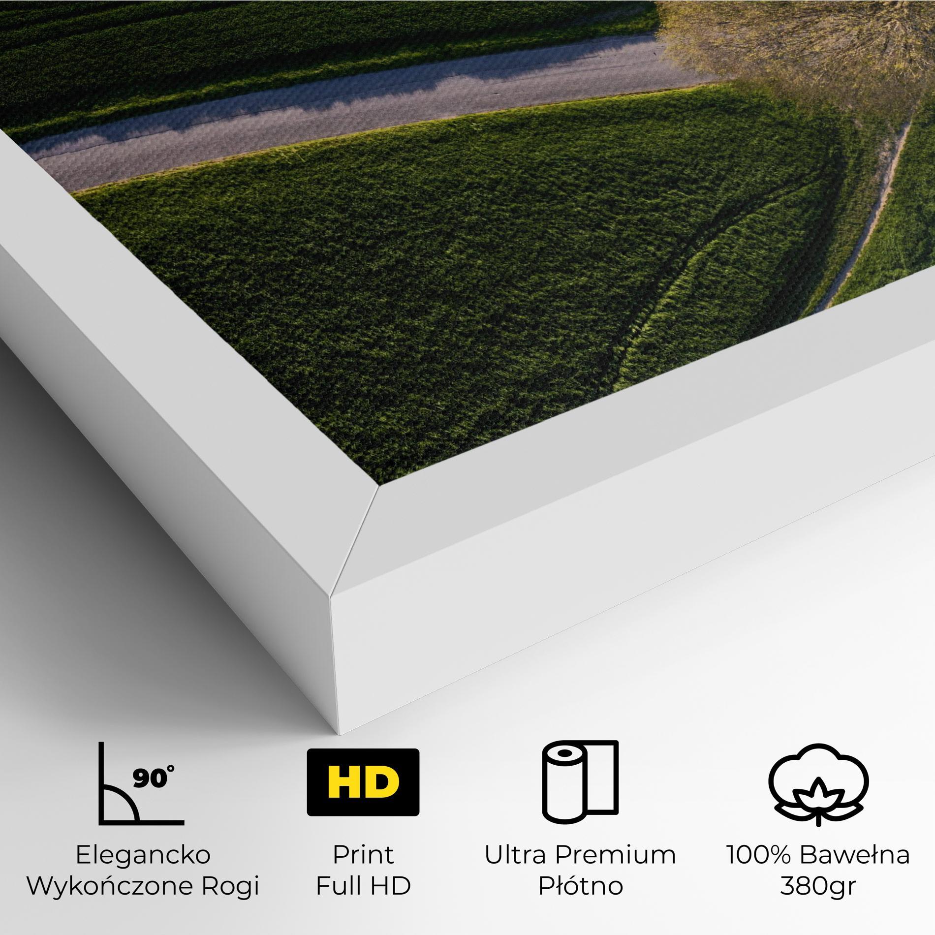 Obraz na Płótnie Green Road mockup 4