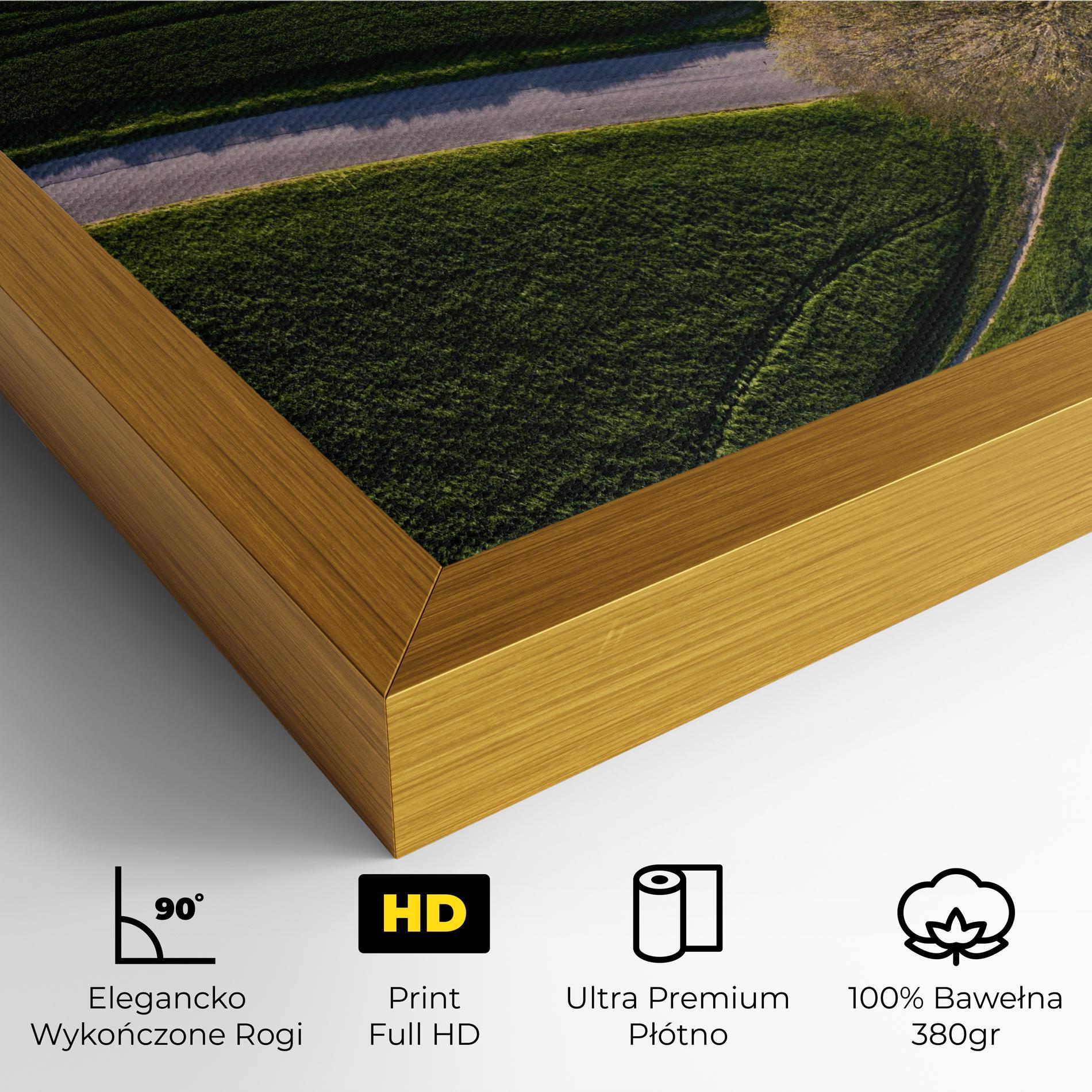 Obraz na Płótnie Green Road mockup 4