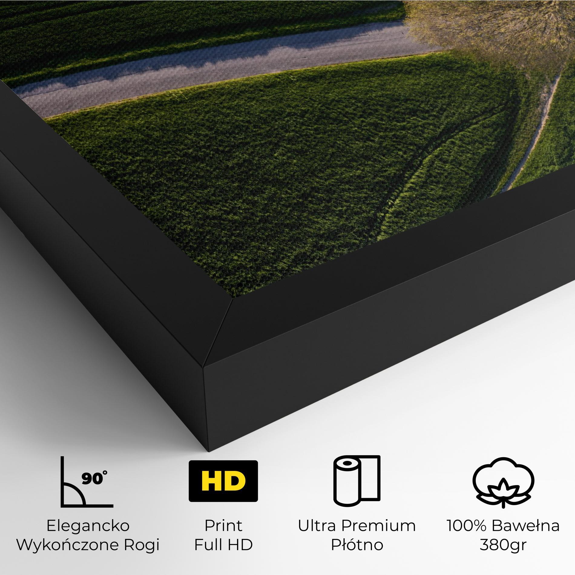 Obraz na Płótnie Green Road mockup 4