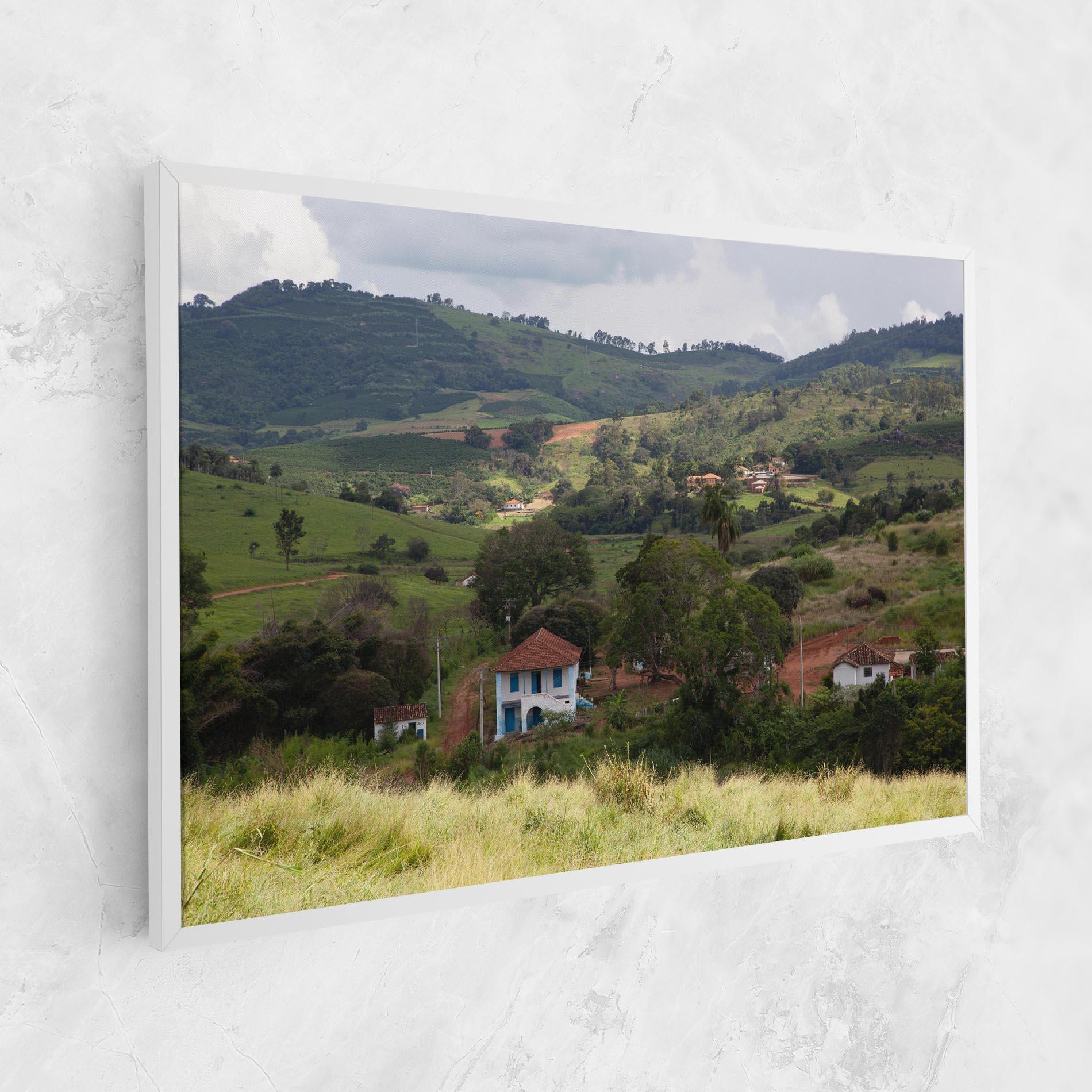 Obraz na Płótnie Green Countryside mockup 1