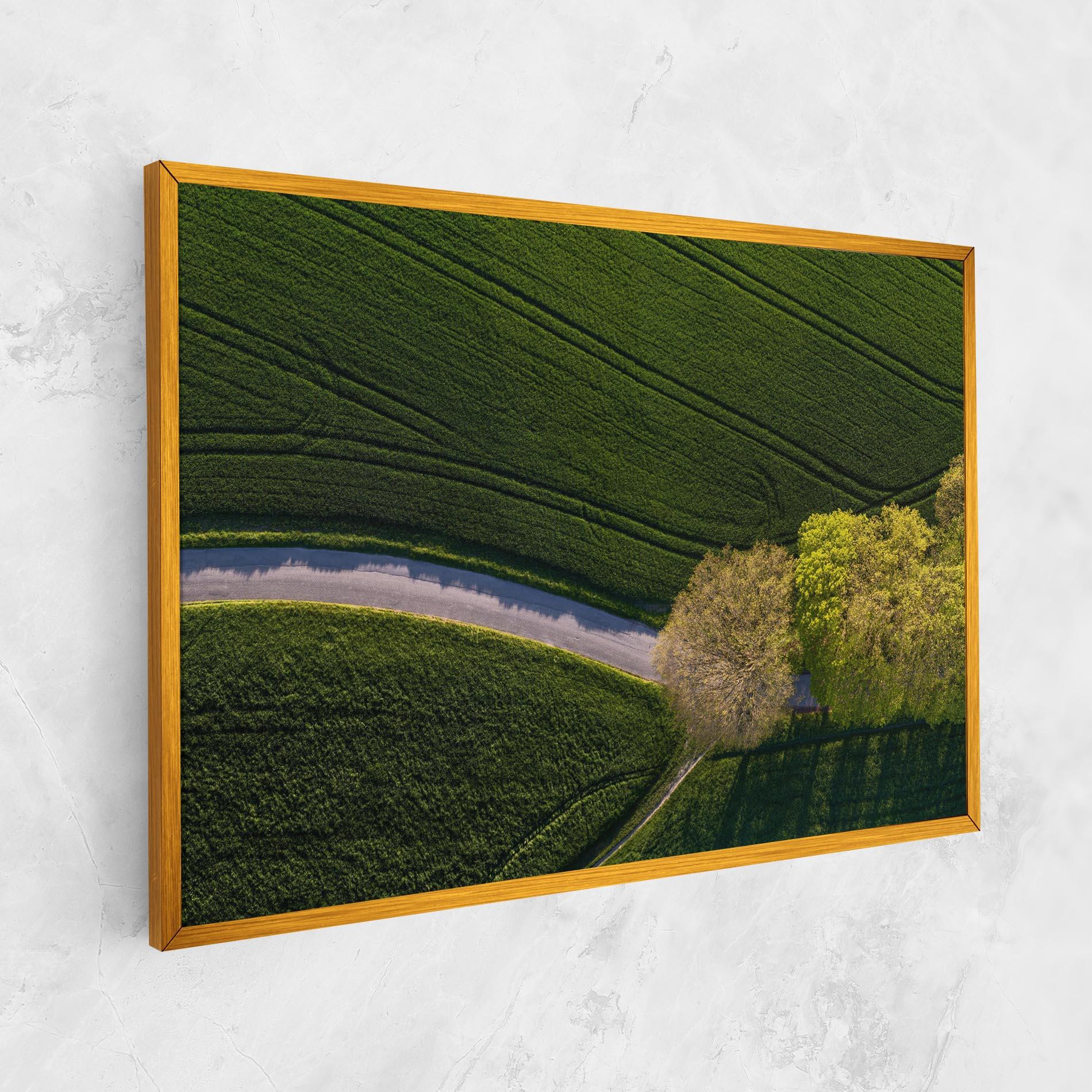 Obraz na Płótnie Green Road mockup 1