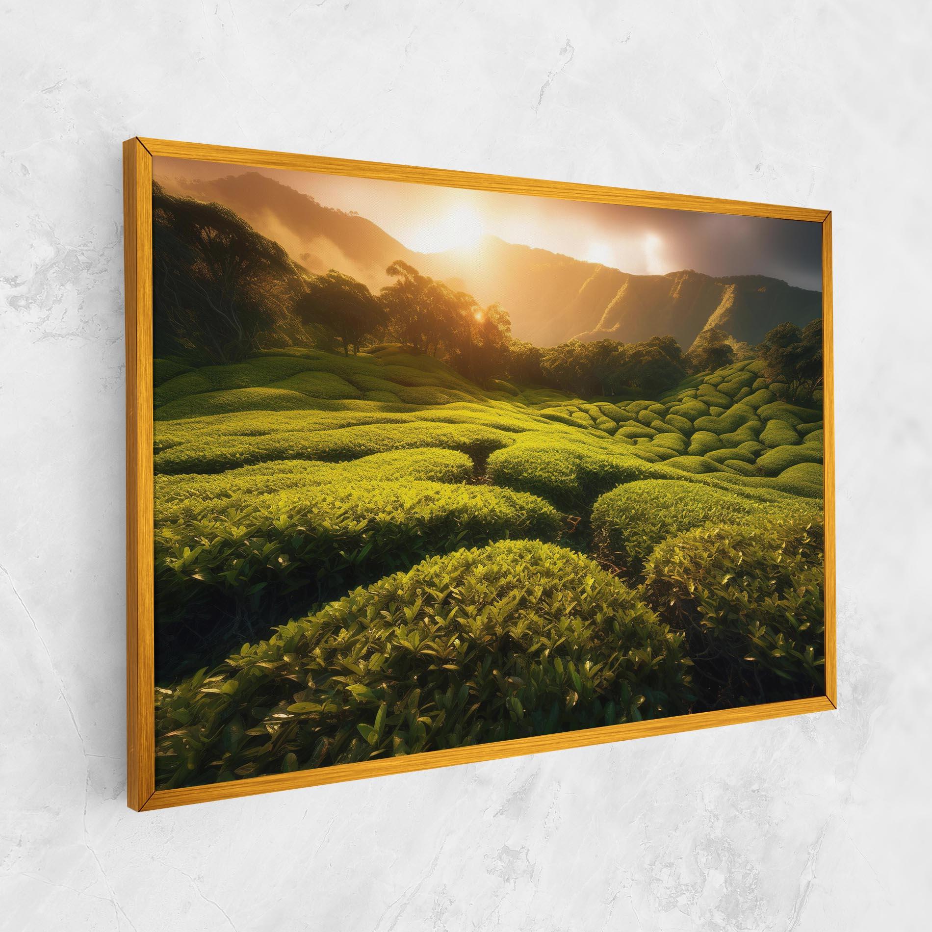 Obraz na Płótnie Tea Fields mockup 1
