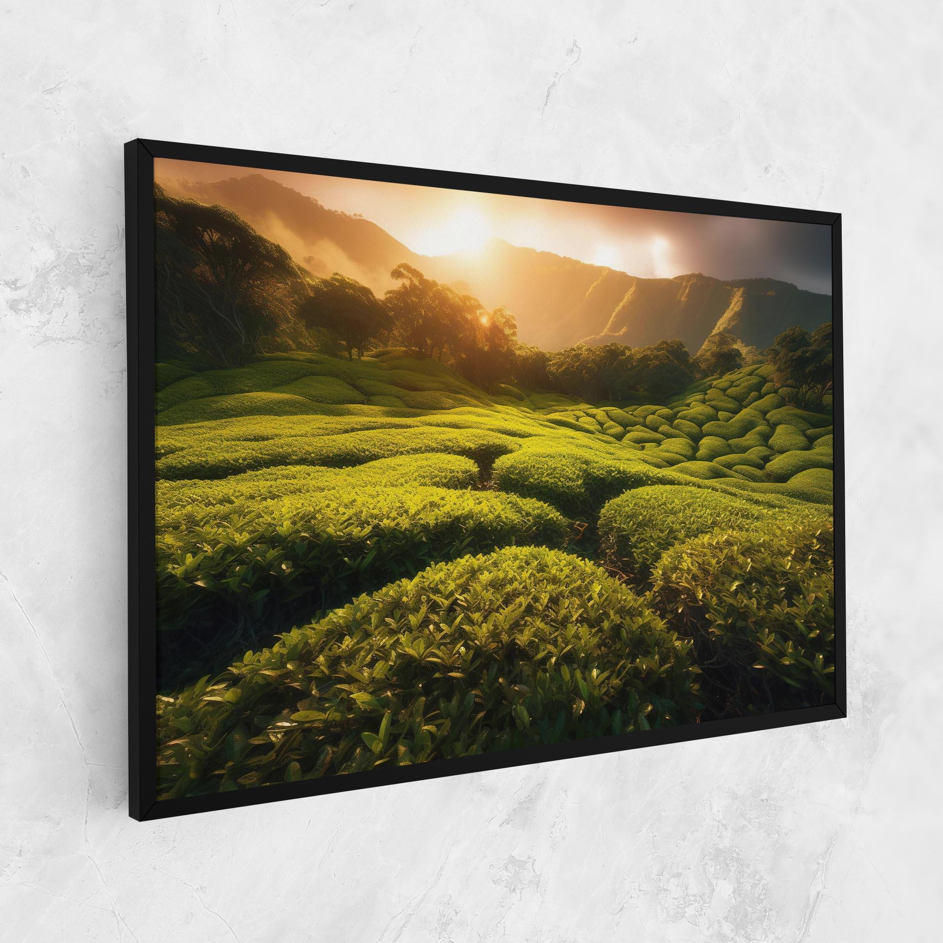 Obraz na Płótnie Tea Fields mockup 1