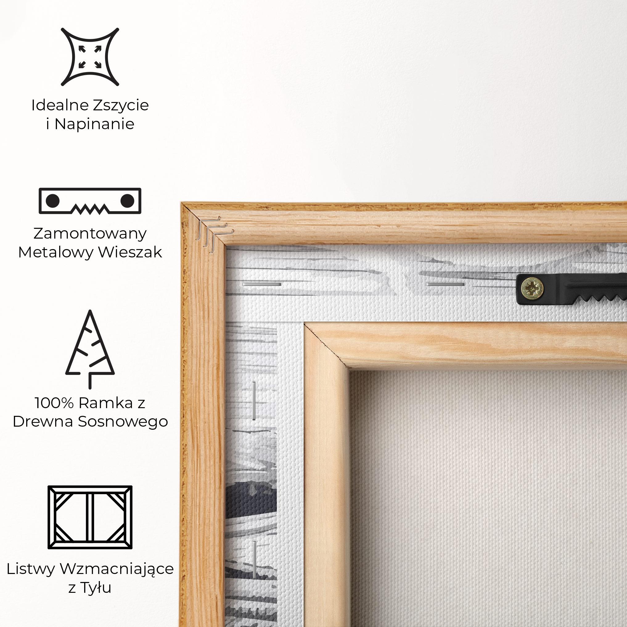 Obraz na Płótnie Cow Grey Ink mockup 5