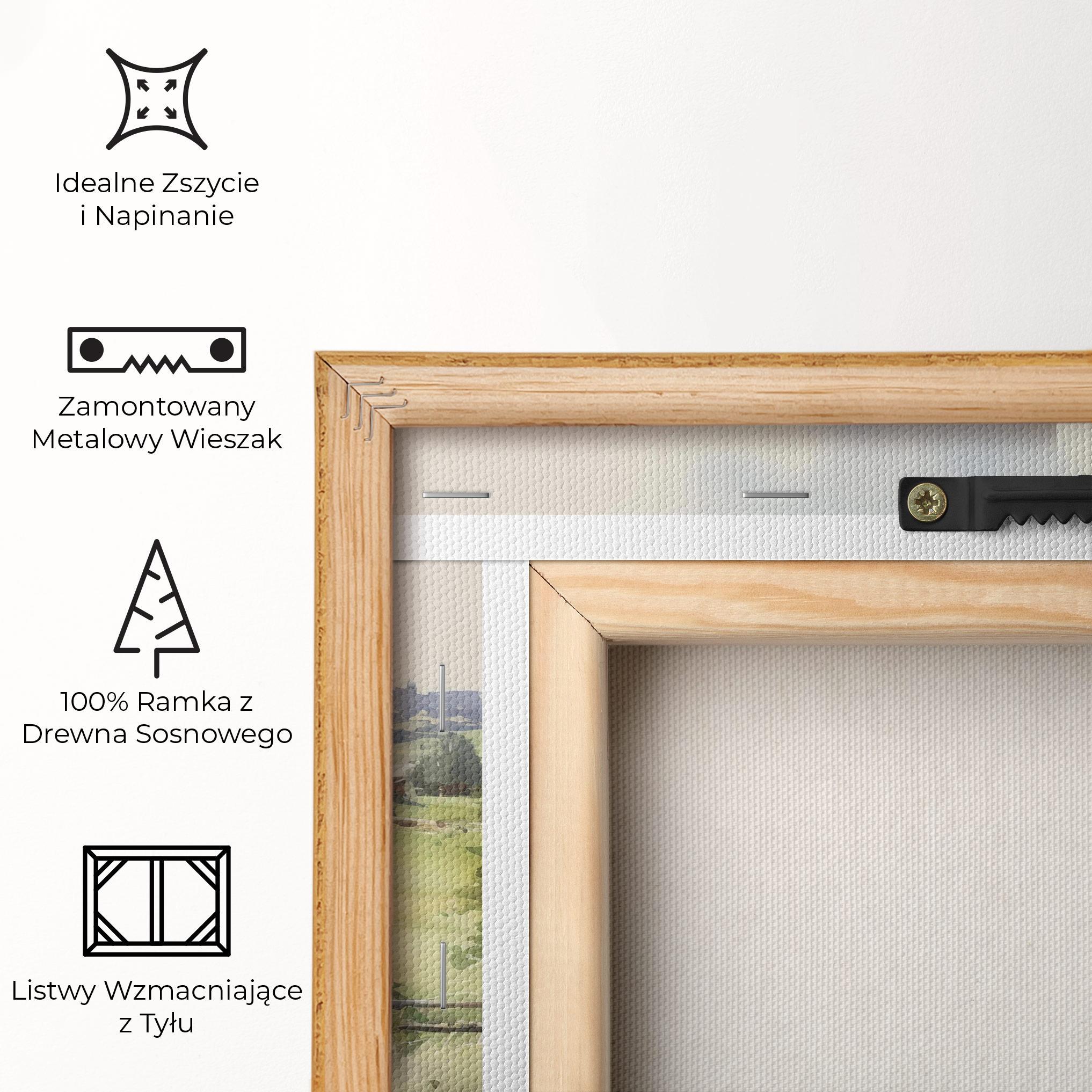 Obraz na Płótnie Rural Farm mockup 5